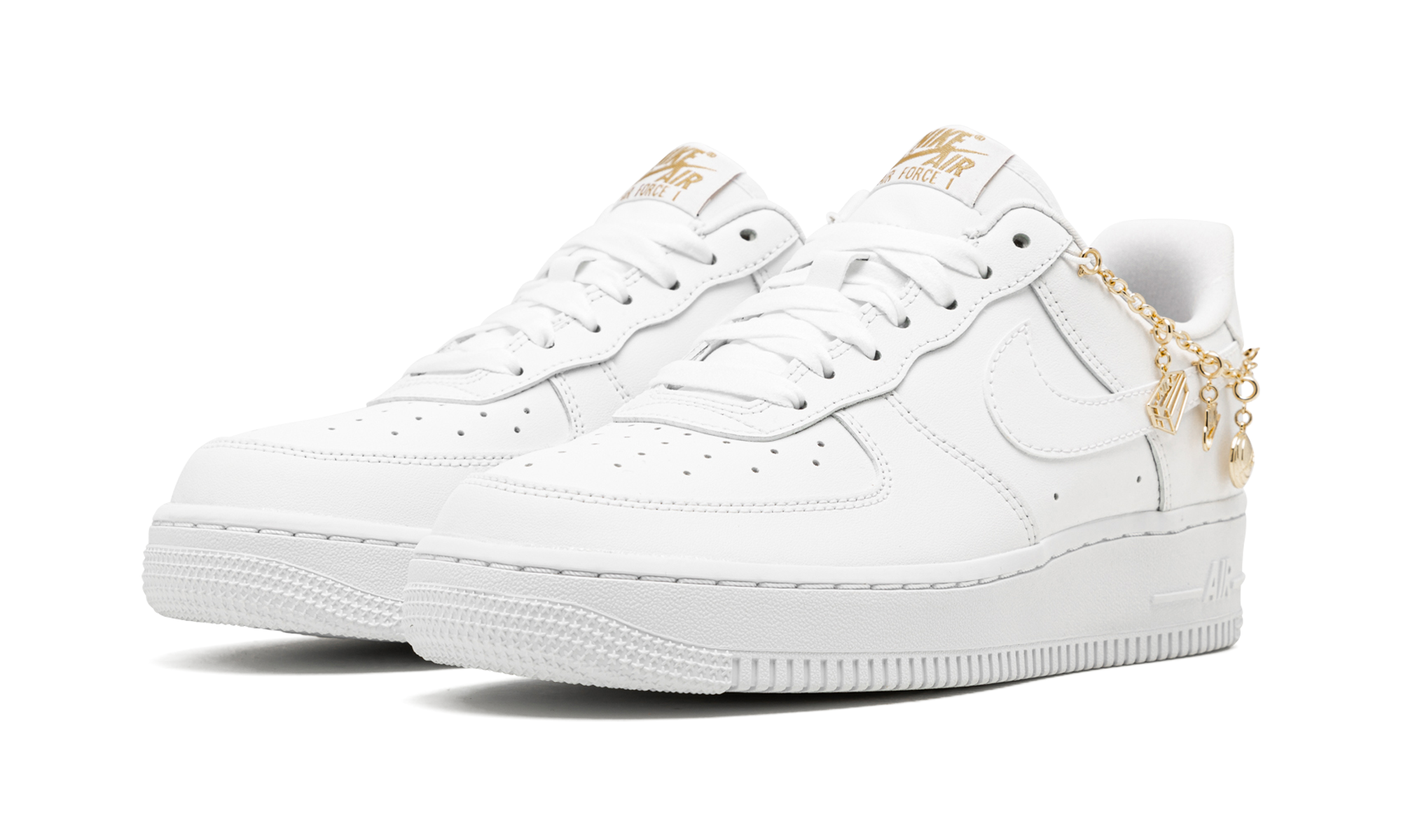 nike air force 1 low lx white pendant women s+DD1525-100+diagnol left view