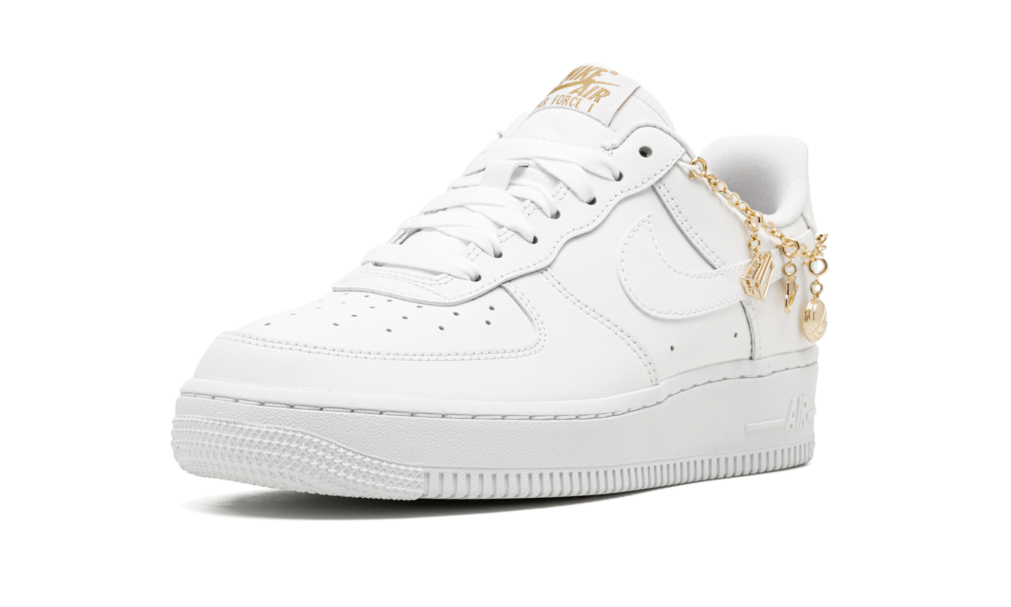 nike air force 1 low lx white pendant women s+DD1525-100+left diagnol single view