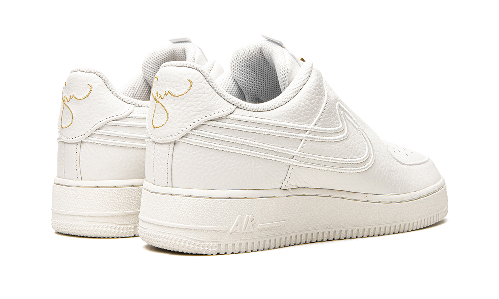 nike air force 1 low lxx zip serena williams summit white women s+DM5036-100+diagnol right behind view