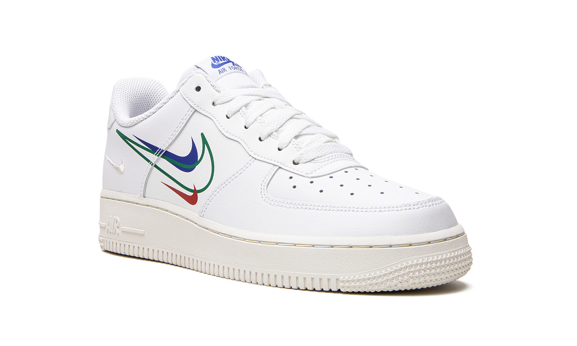 nike air force 1 low multi swoosh+DM9096-101+diagnol right view