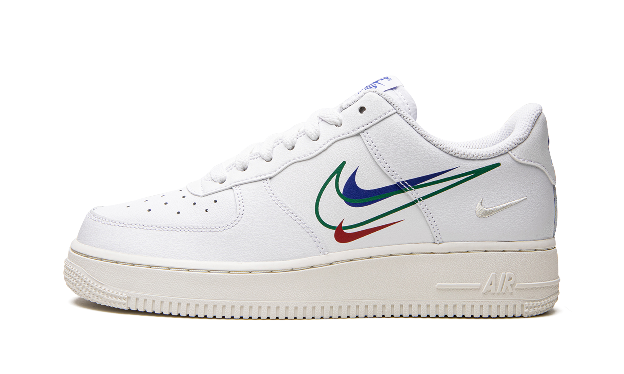 nike air force 1 low multi swoosh+DM9096-101+diagnol right view 1