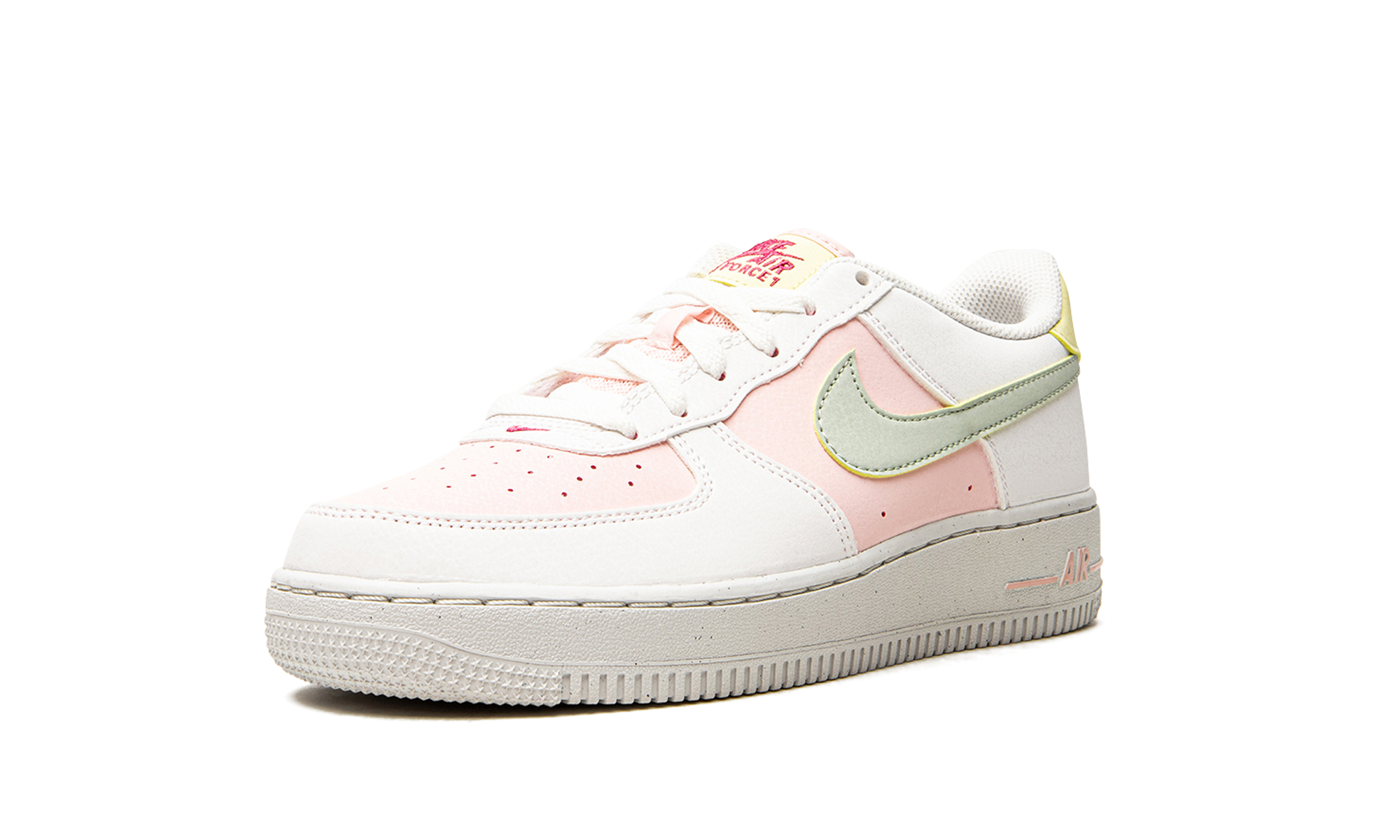 nike air force 1 low next nature easter gs+DR4853-100+left diagnol single view