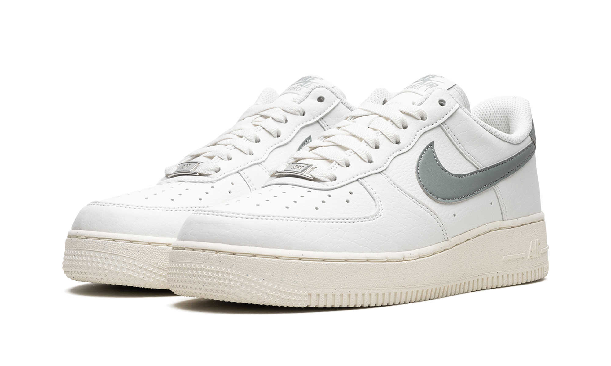 nike air force 1 low next nature summit white mica green women s+DN1430-107+diagnol left view