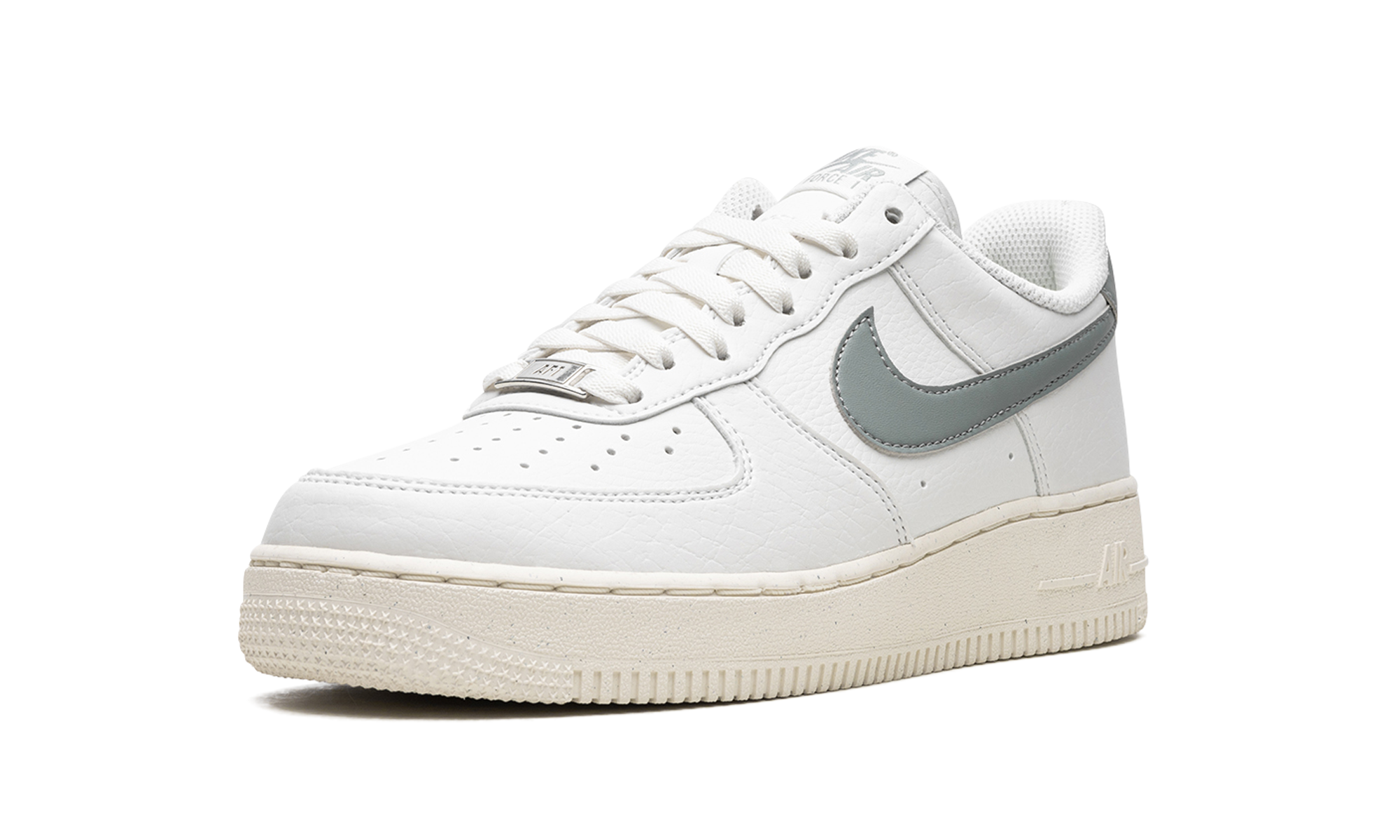 nike air force 1 low next nature summit white mica green women s+DN1430-107+left diagnol single view