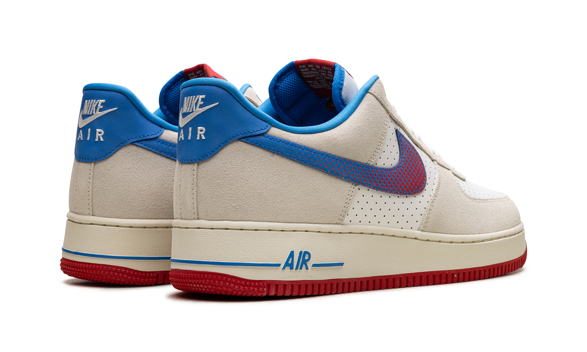 nike air force 1 low nike inc pop art+HQ3618-113+diagnol right behind view