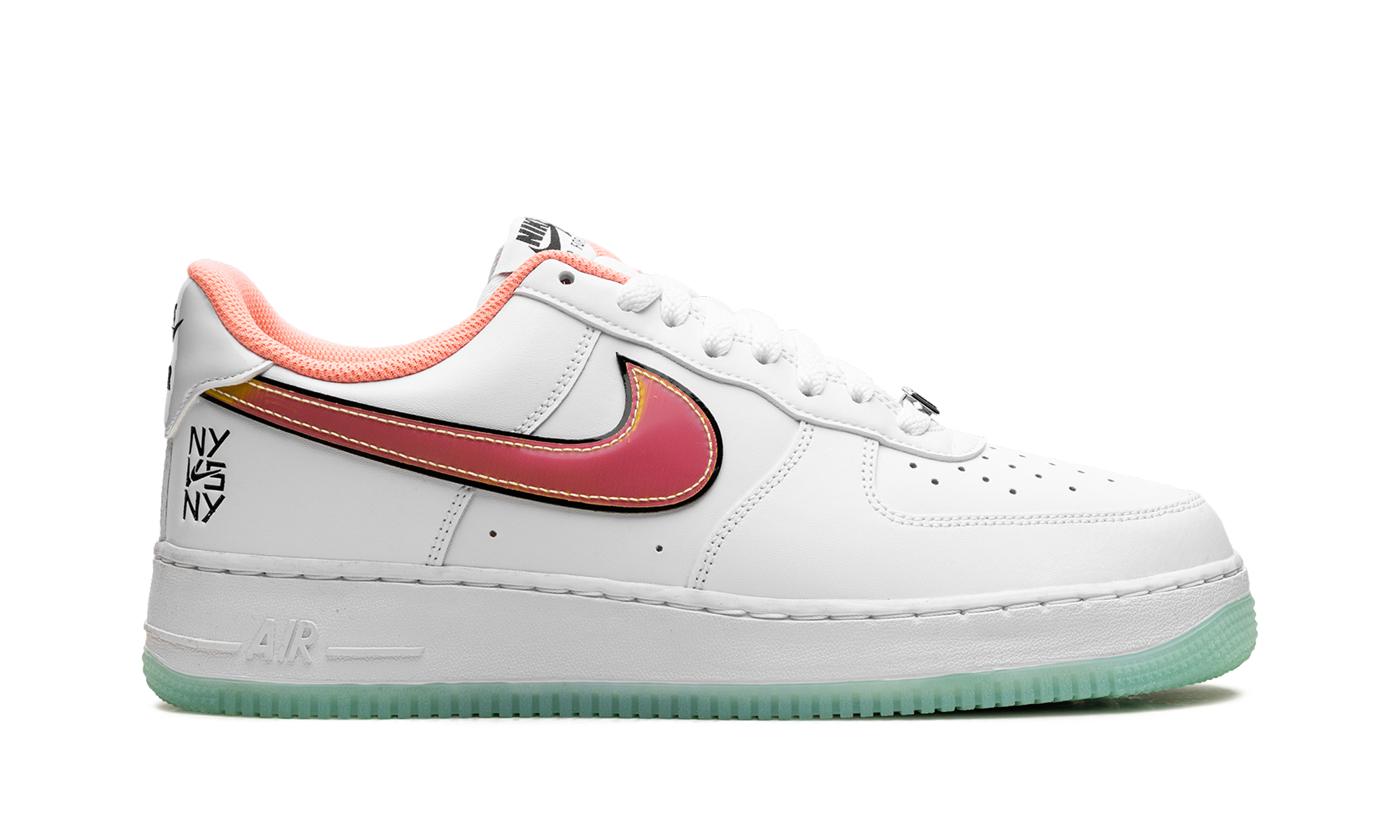 nike air force 1 low ny vs ny white crimson pulse+IH4962-100+right view