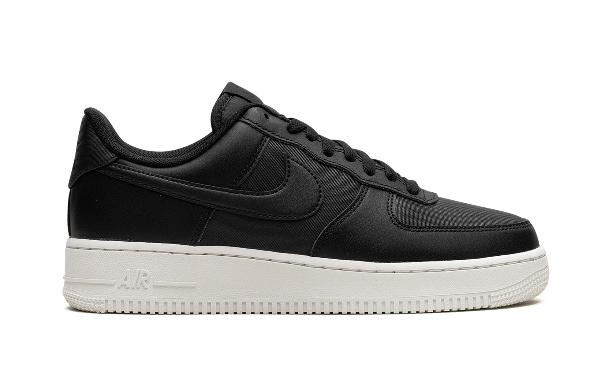 nike air force 1 low nylon black white+FB2048-001+right view