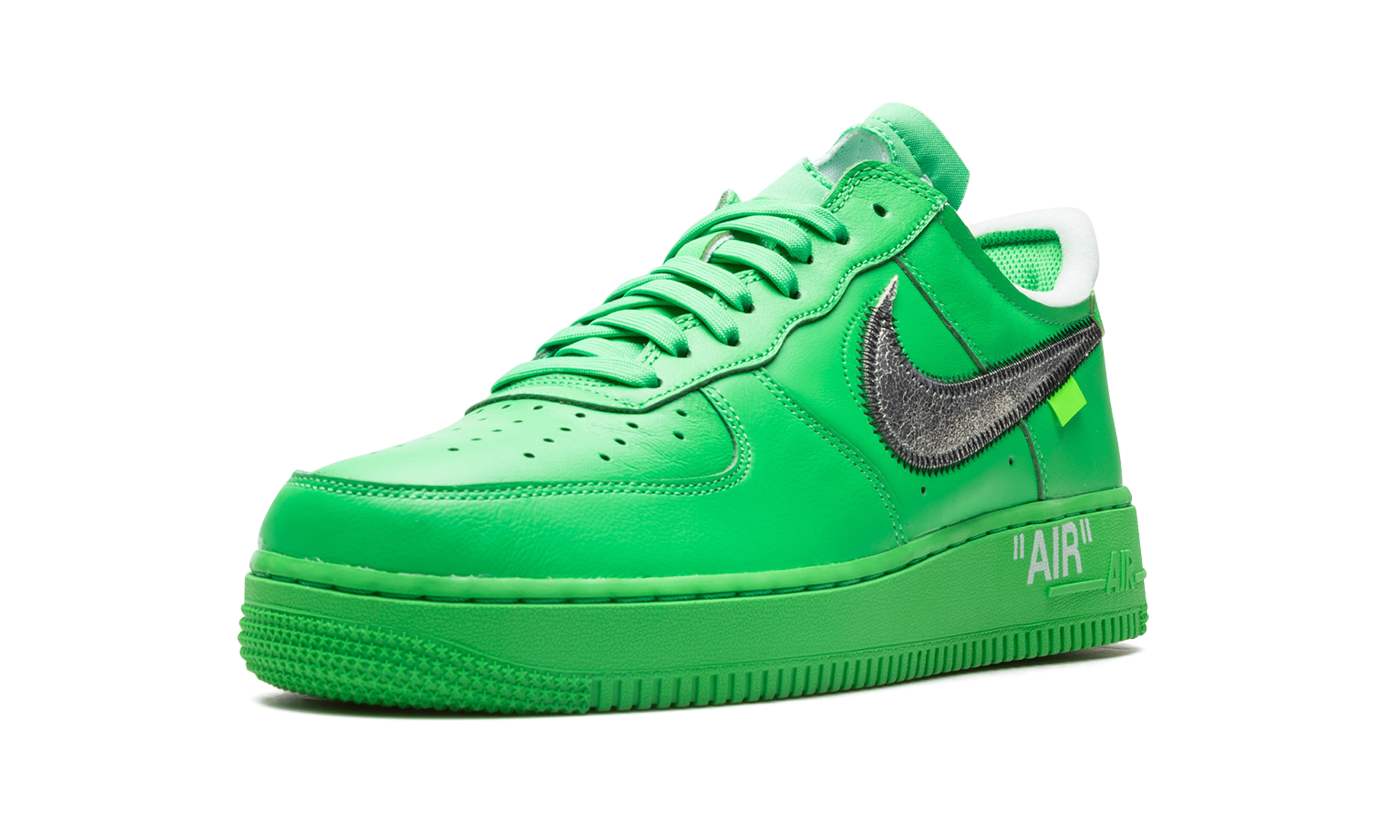 nike air force 1 low off white brooklyn+DX1419-300+left diagnol single view
