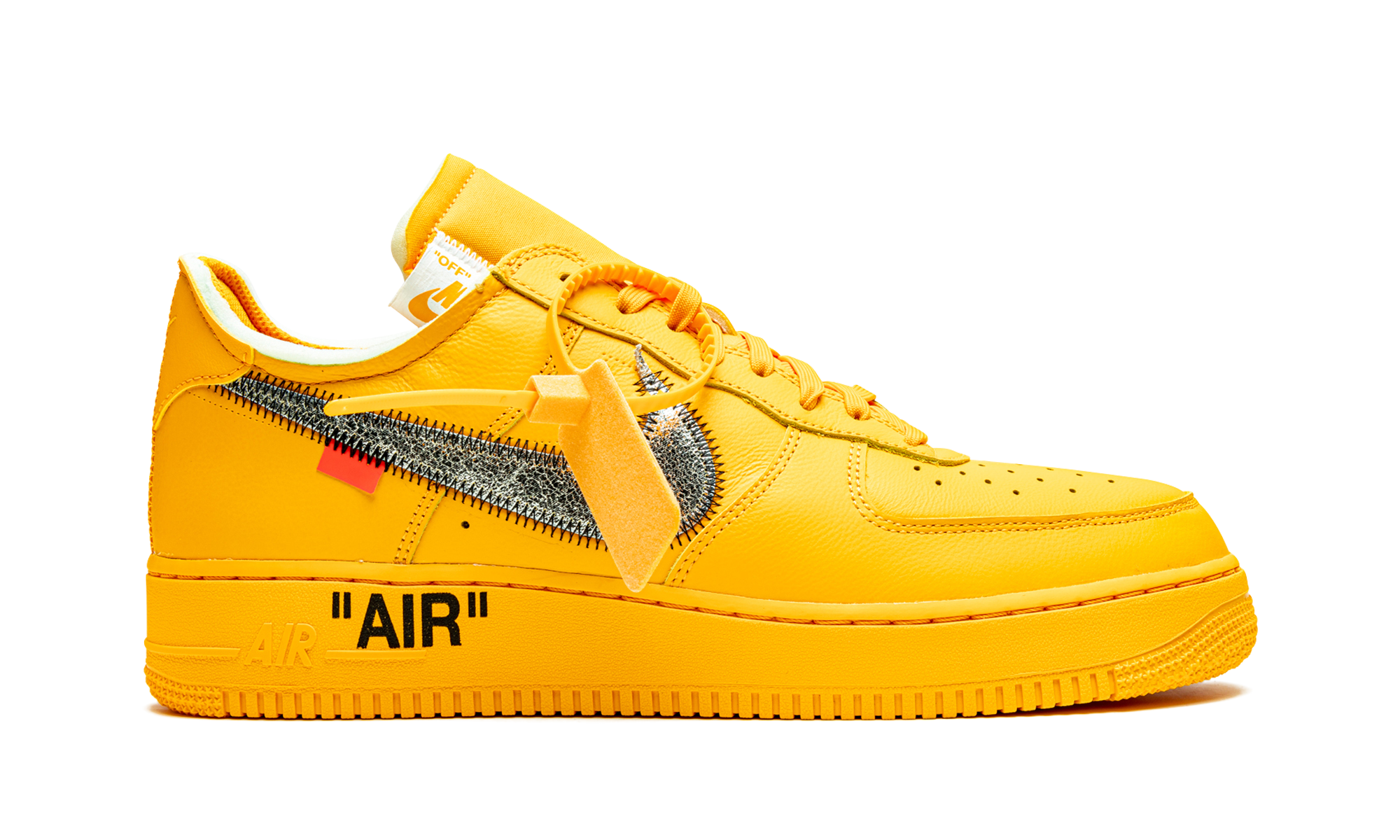 nike air force 1 low off white ica university gold+DD1876-700+right view