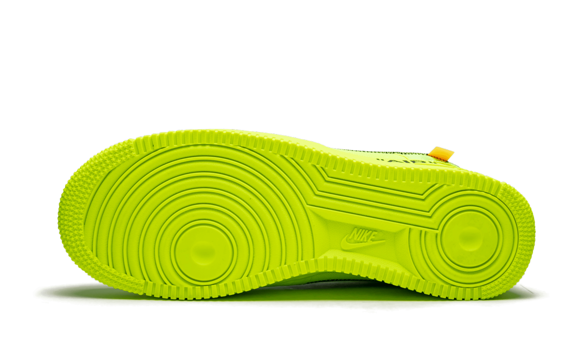 nike air force 1 low off white volt+AO4606-700+bottom view
