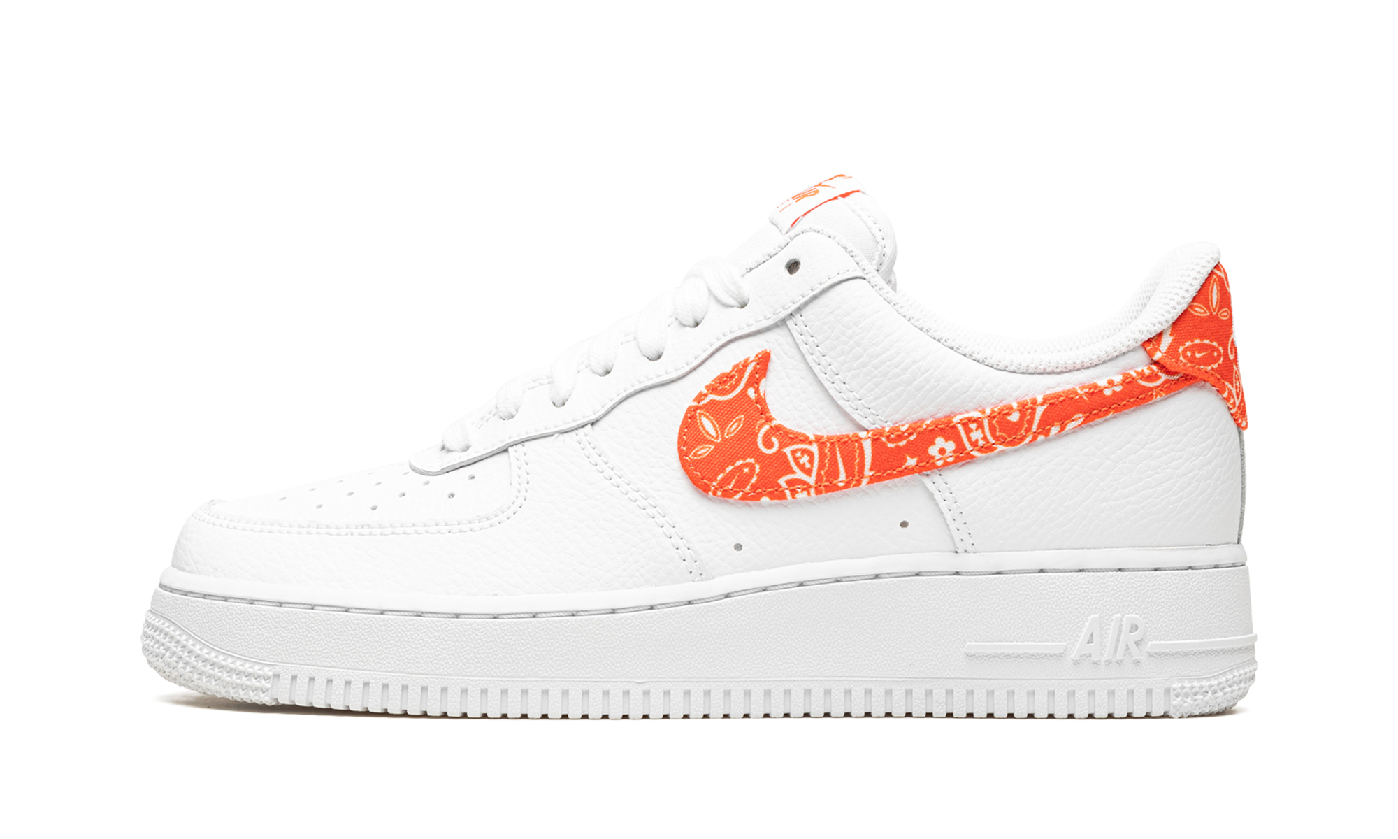 nike air force 1 low orange paisley women s+DJ9942-102+diagnol right view 1