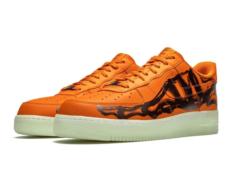 Nike Air Force 1 Low Orange Skeleton - Aikko