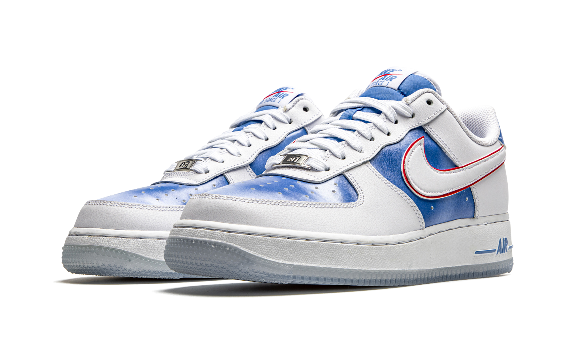 nike air force 1 low pacific blue+DC1404-100+diagnol left view