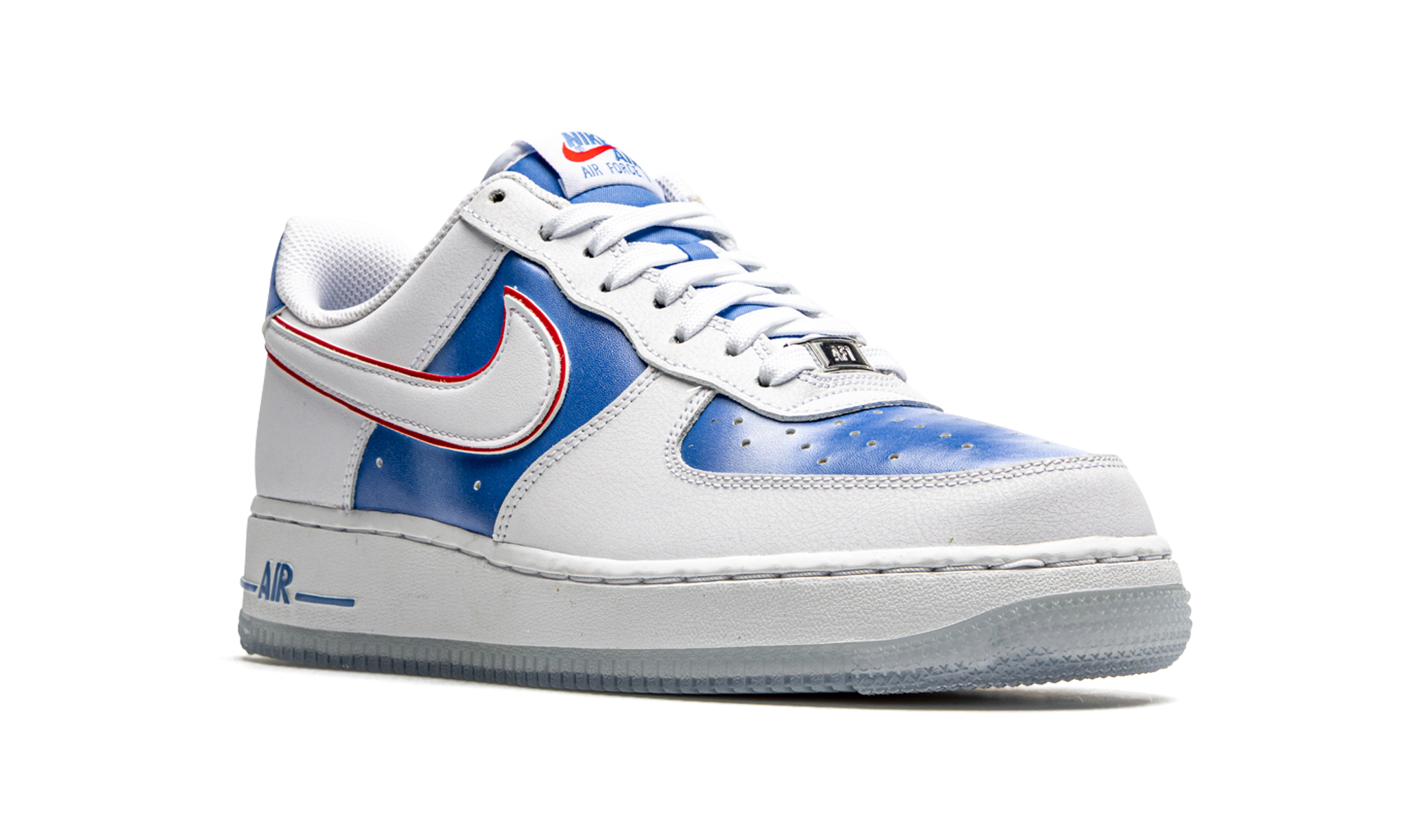 nike air force 1 low pacific blue+DC1404-100+diagnol right view