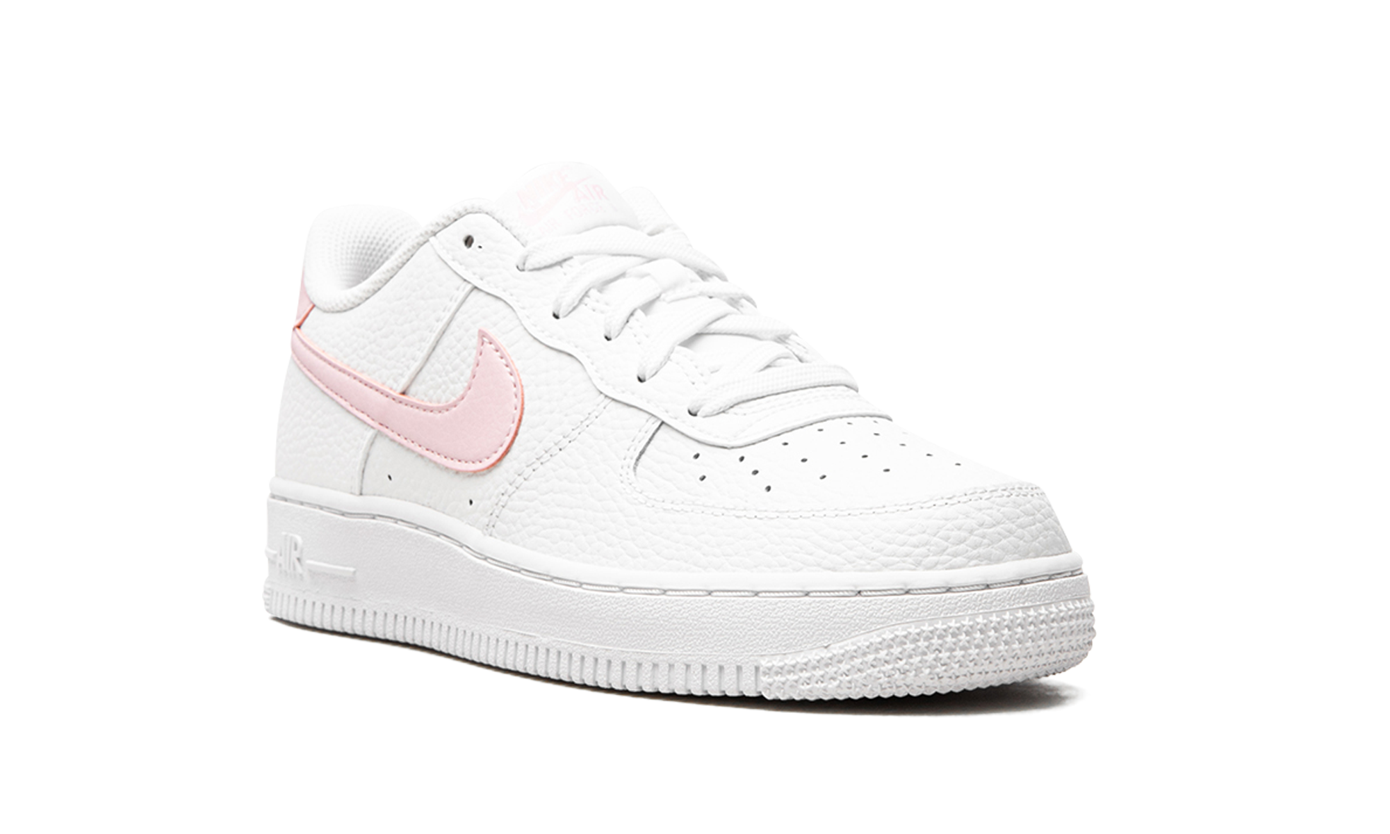 nike air force 1 low pink foam white gs+CT3839-103+diagnol right view
