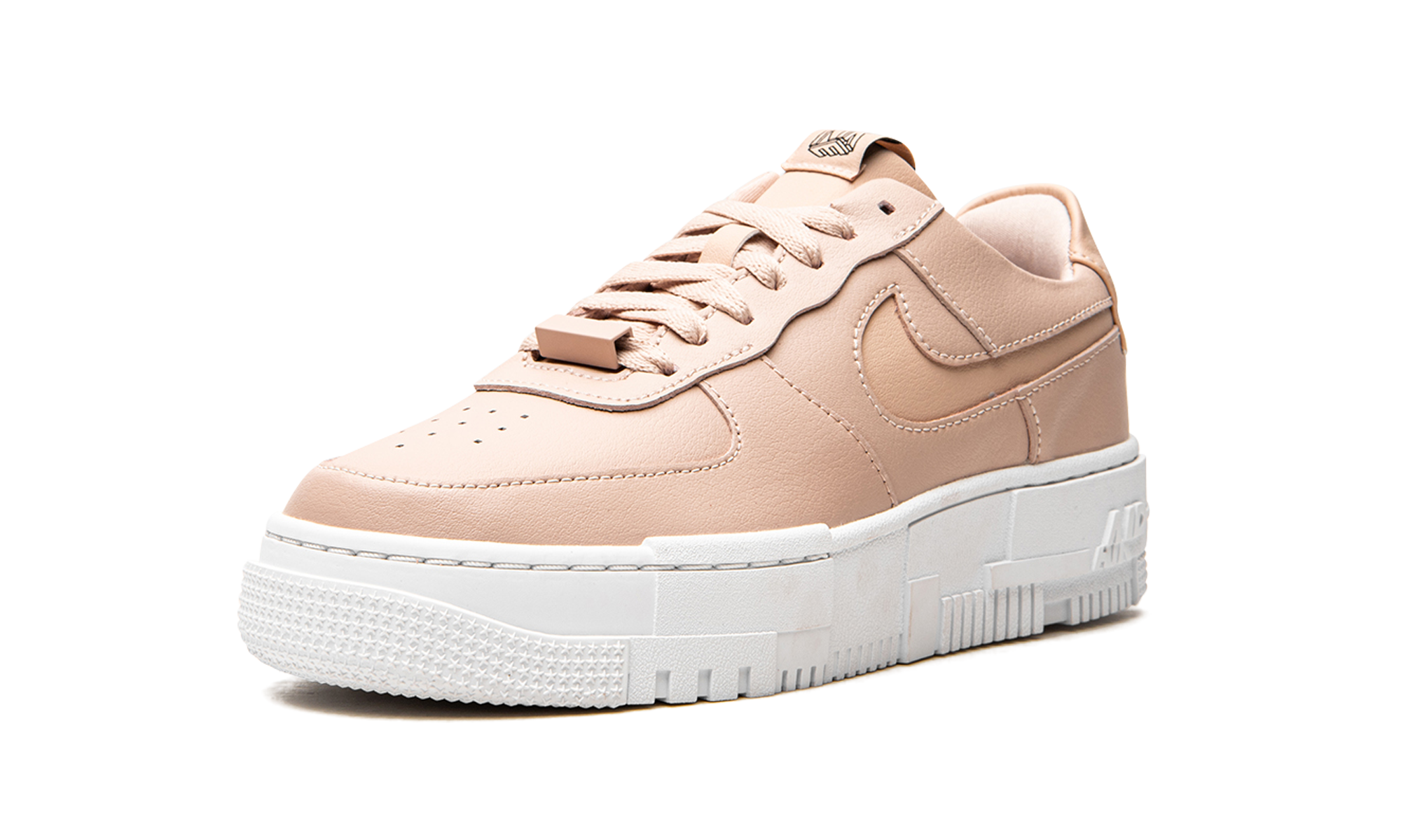nike air force 1 low pixel particle beige women s+CK6649-200+left diagnol single view
