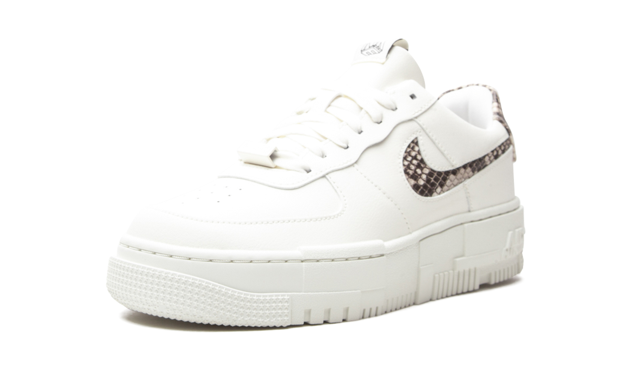 nike air force 1 low pixel se snake women s+CV8481-101+left diagnol single view