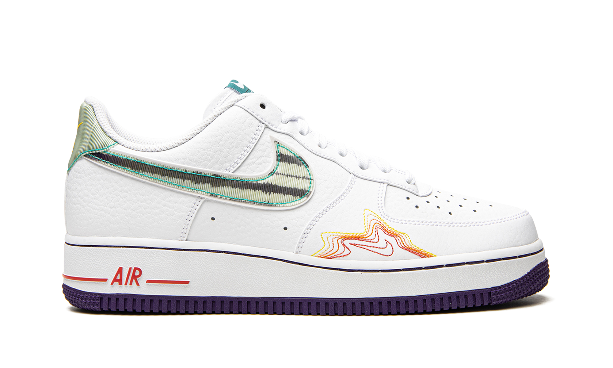 nike air force 1 low pregame pack music de aaron fox and brittney griner+CW6015-100+right view