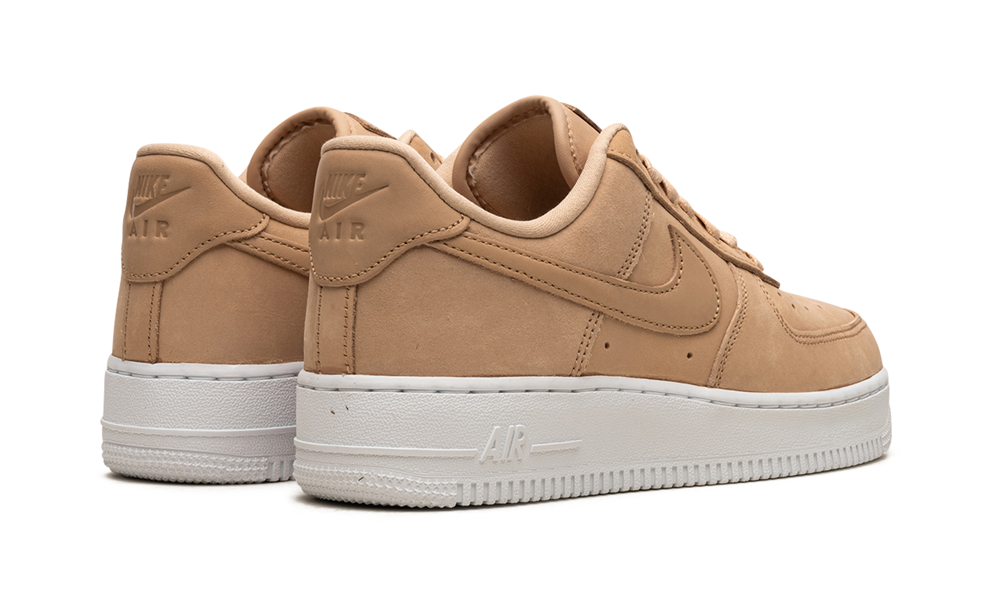 nike air force 1 low premium vachetta tan women s+DR9503-201+diagnol right behind view