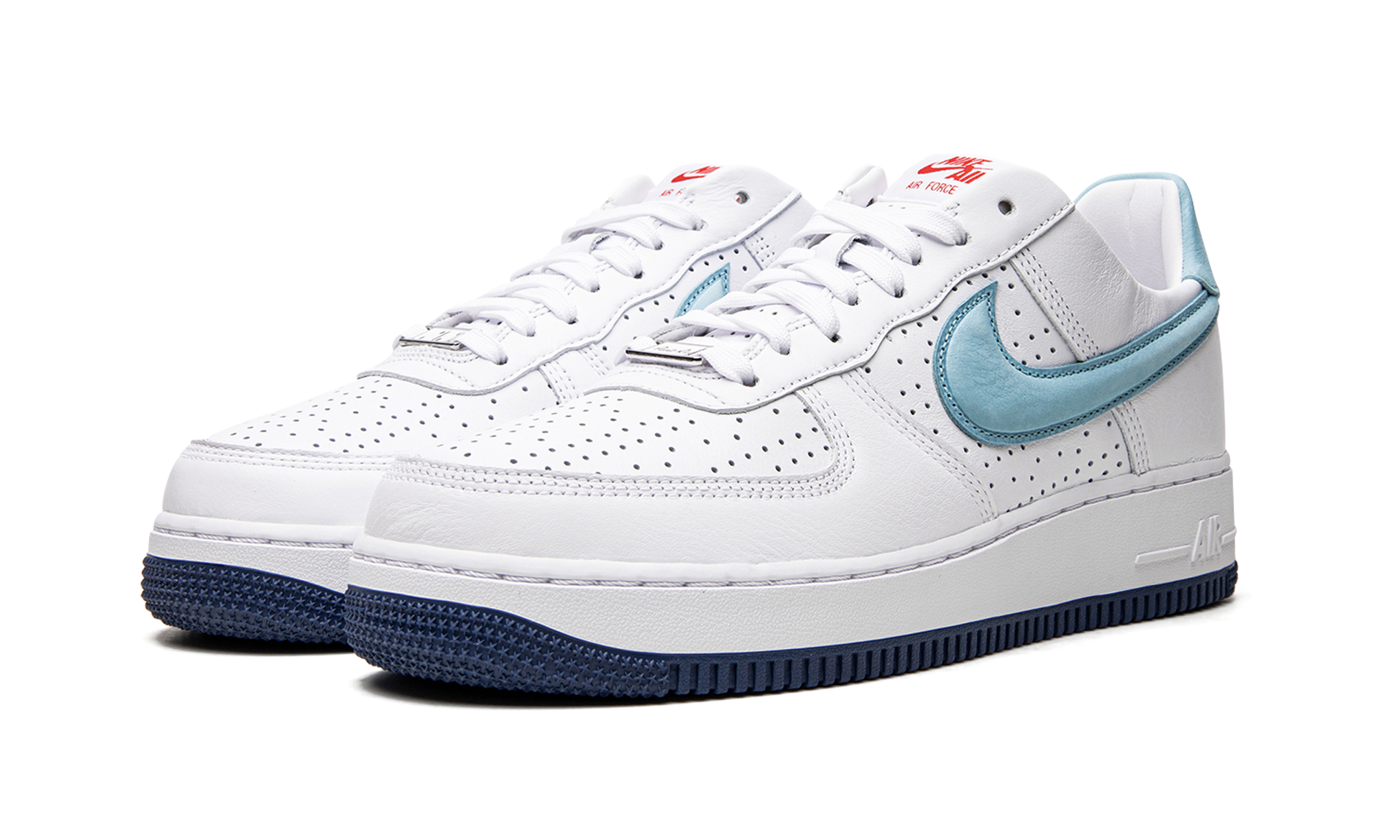 nike air force 1 low puerto rico 2022+DQ9200-100+diagnol left view