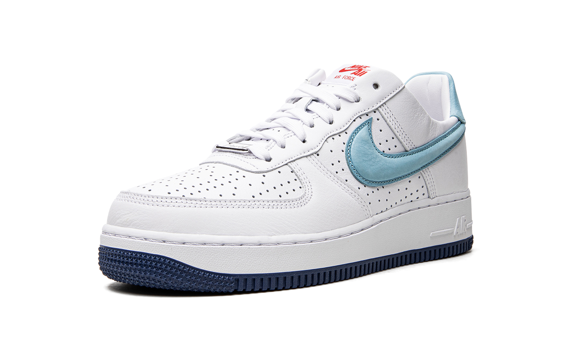 nike air force 1 low puerto rico 2022+DQ9200-100+left diagnol single view