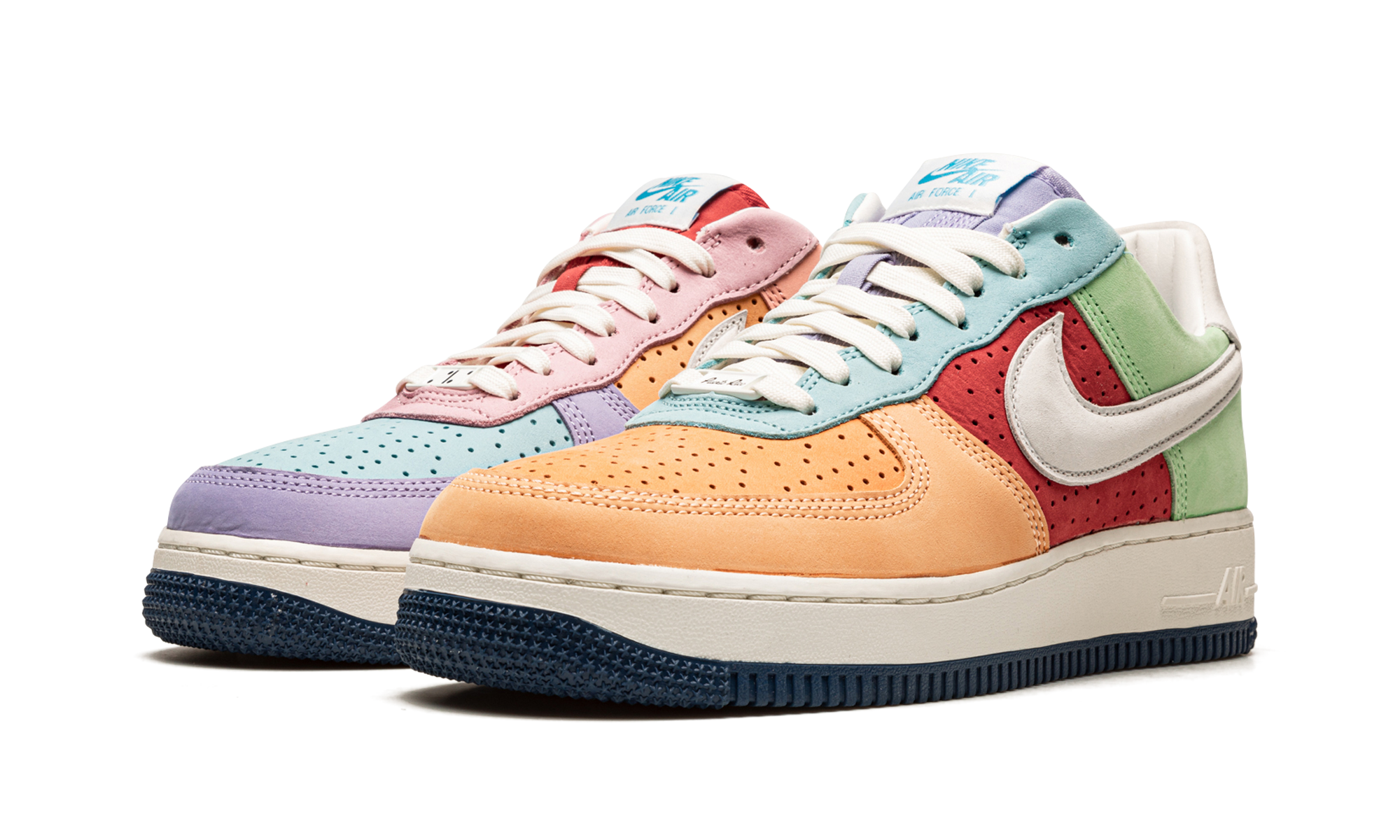nike air force 1 low puerto rico boricua+DX6504-900+diagnol left view
