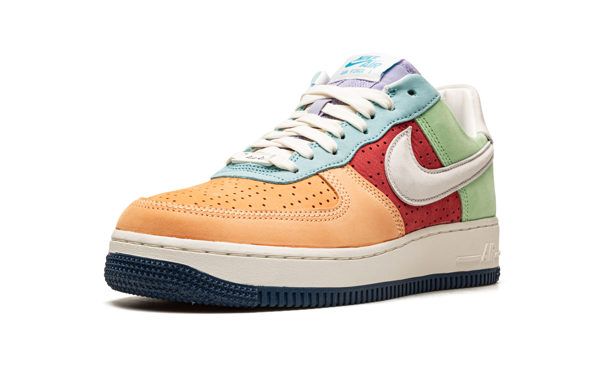 nike air force 1 low puerto rico boricua+DX6504-900+left diagnol single view