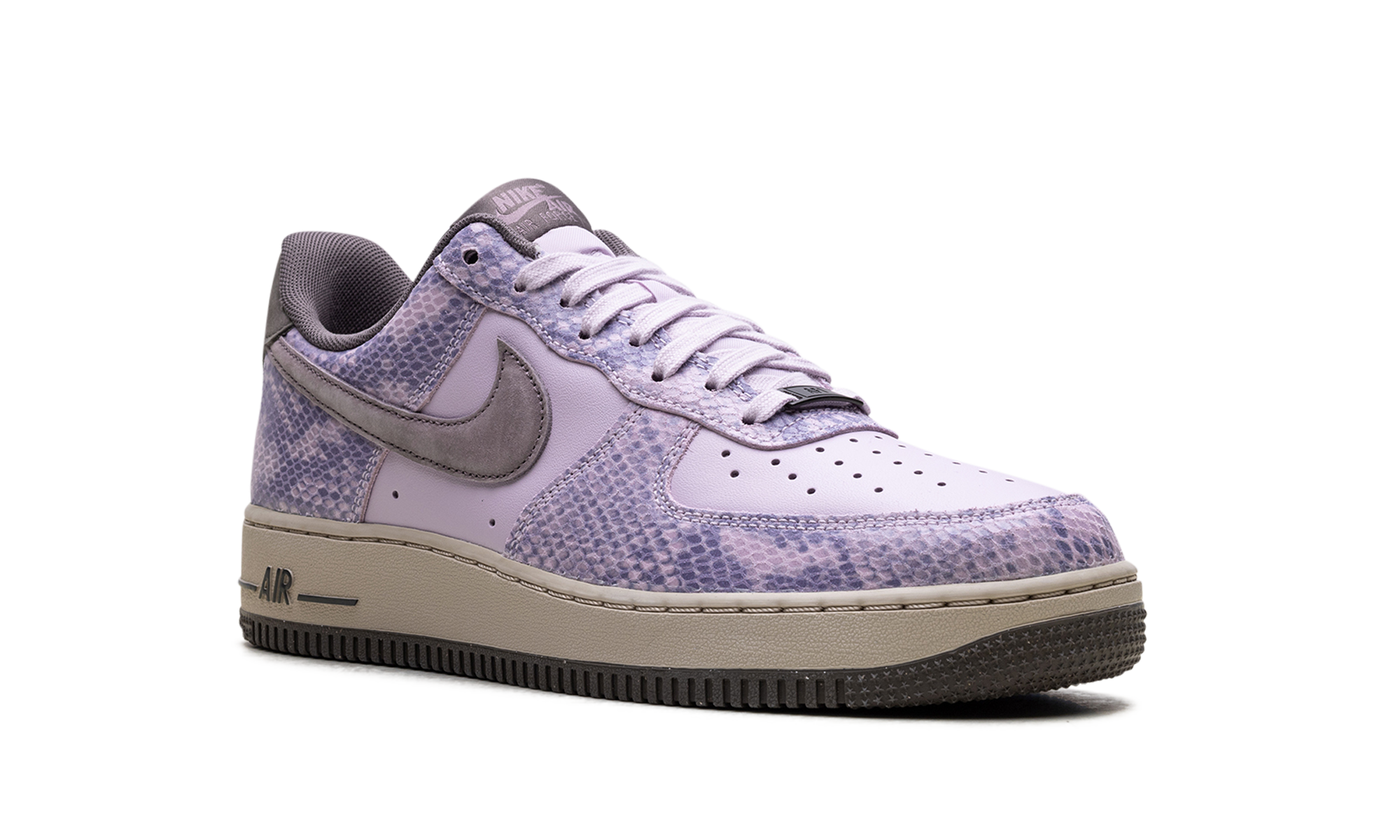 nike air force 1 low purple snakeskin+HF2898-500+diagnol right view