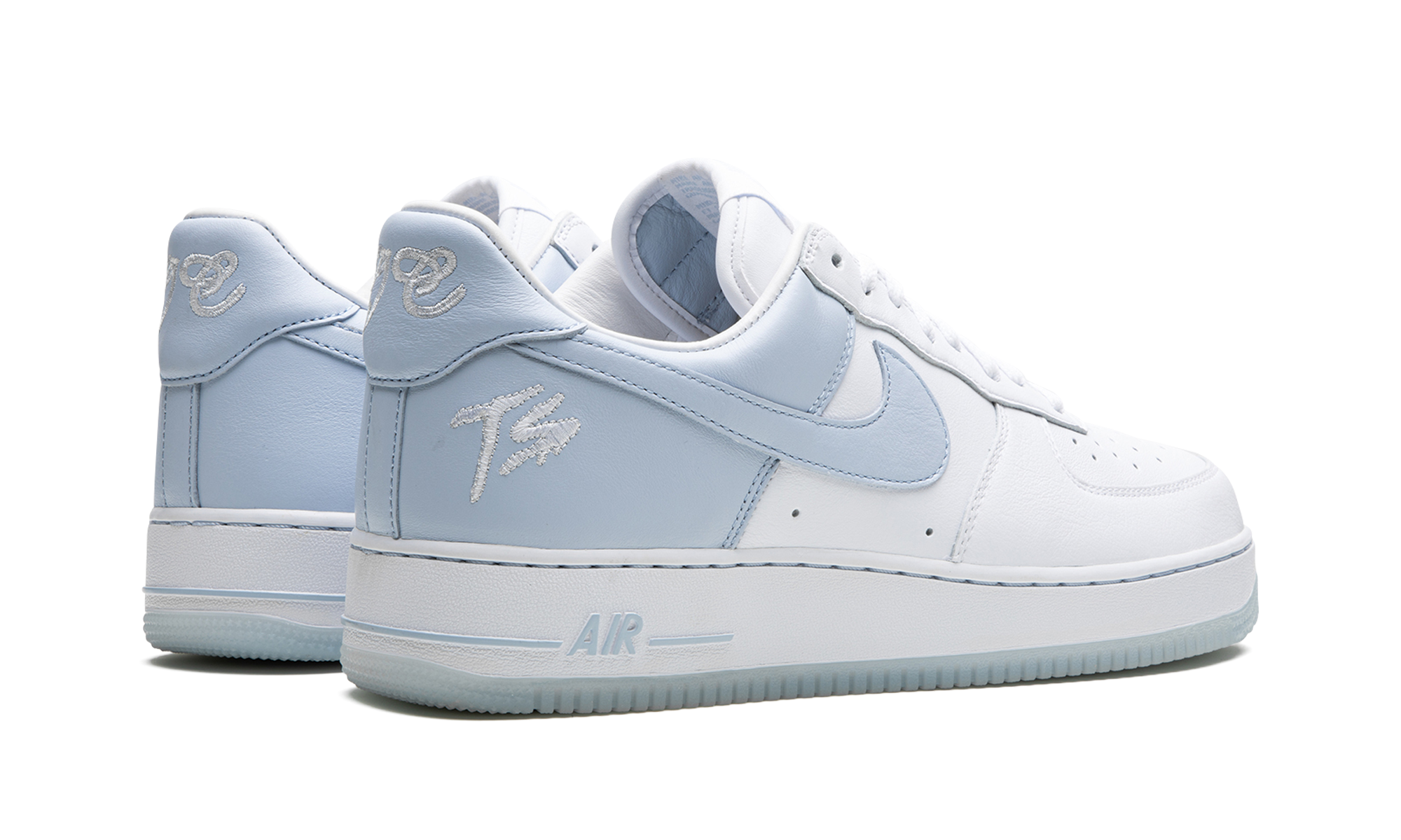 nike air force 1 low qs terror squad loyalty+FJ5755-100+diagnol right behind view