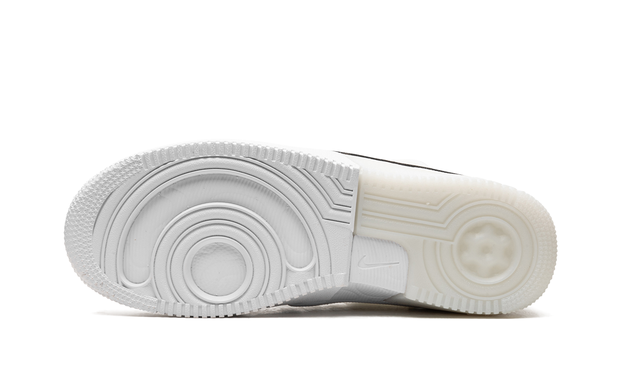nike air force 1 low react white black+DV0808-101+bottom view