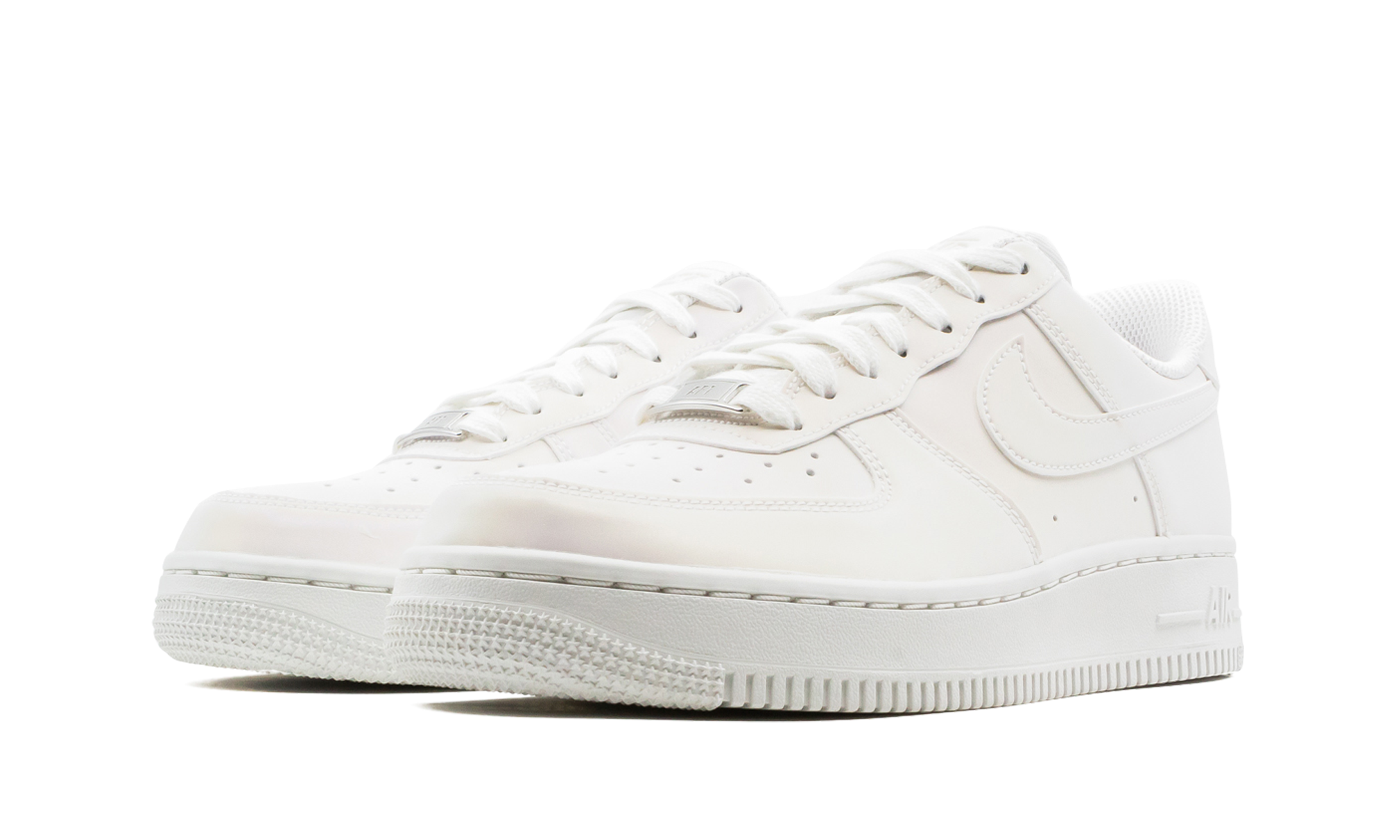 nike air force 1 low reflective white women s+DC2062-100+diagnol left view