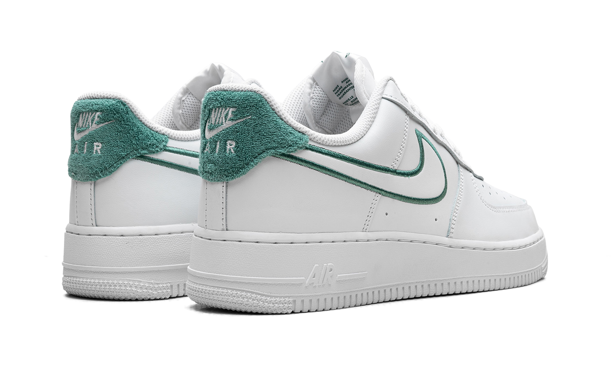 nike air force 1 low resort and sport+FN8349-100+diagnol right behind view
