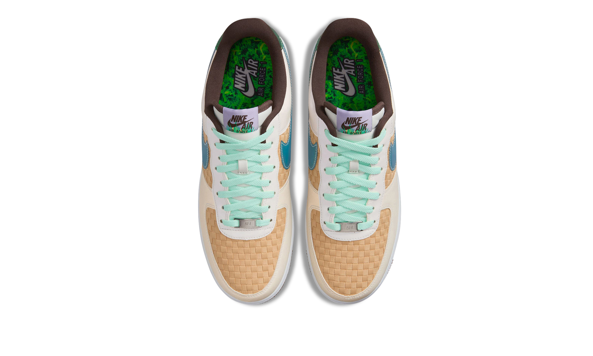 nike air force 1 low retro easter basket+IB5722-100+diagnol left view