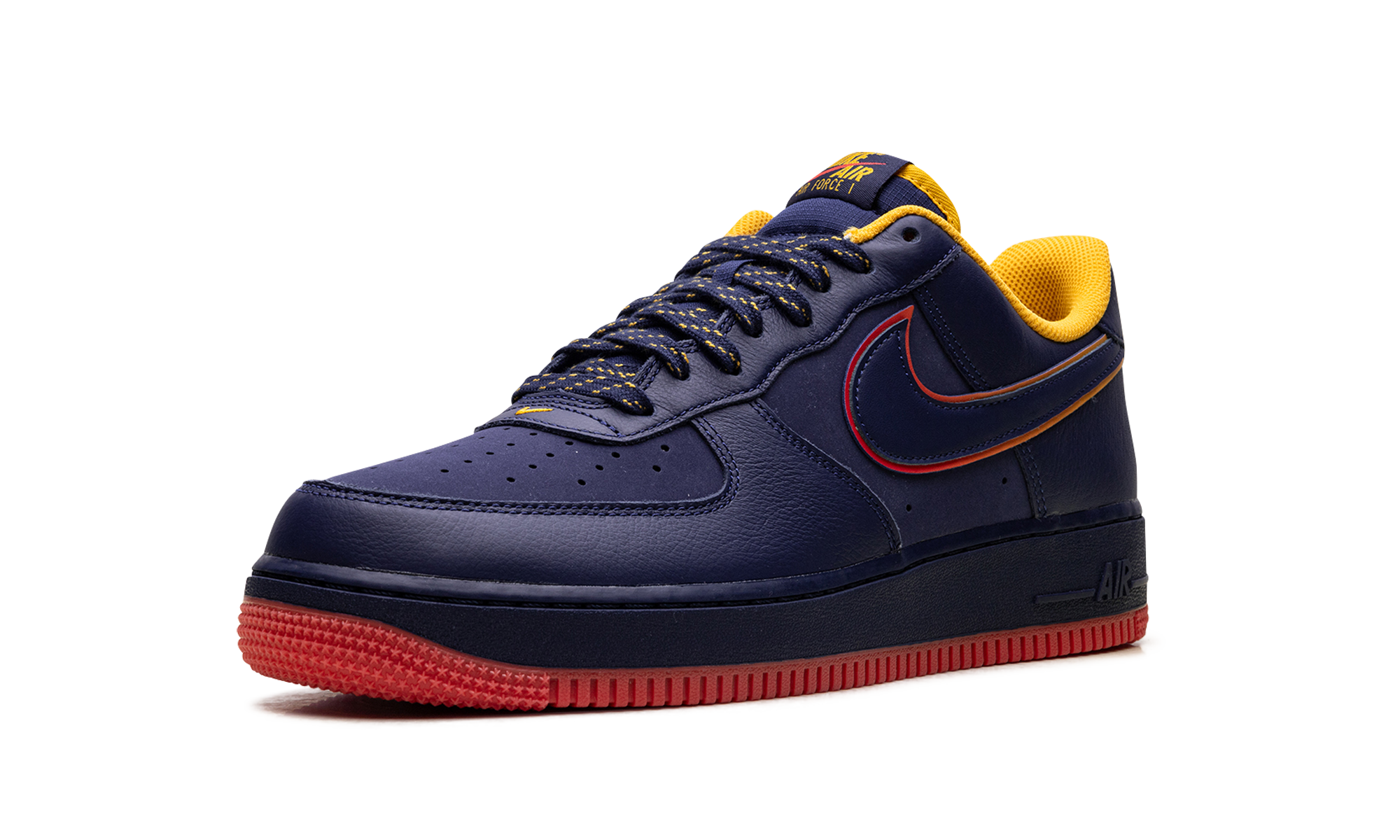 nike air force 1 low retro lettering+HV5752-410+left diagnol single view