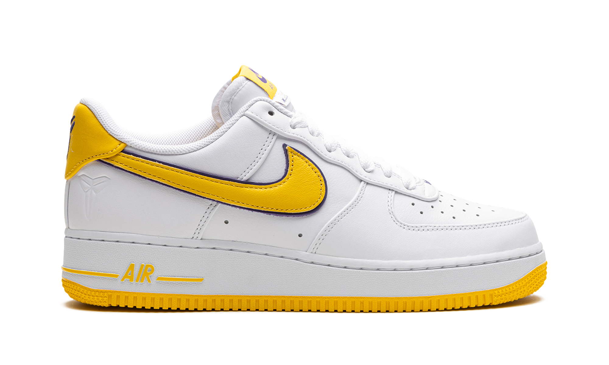 nike air force 1 low retro qs kobe bryant lakers home+FZ1151-100+right view