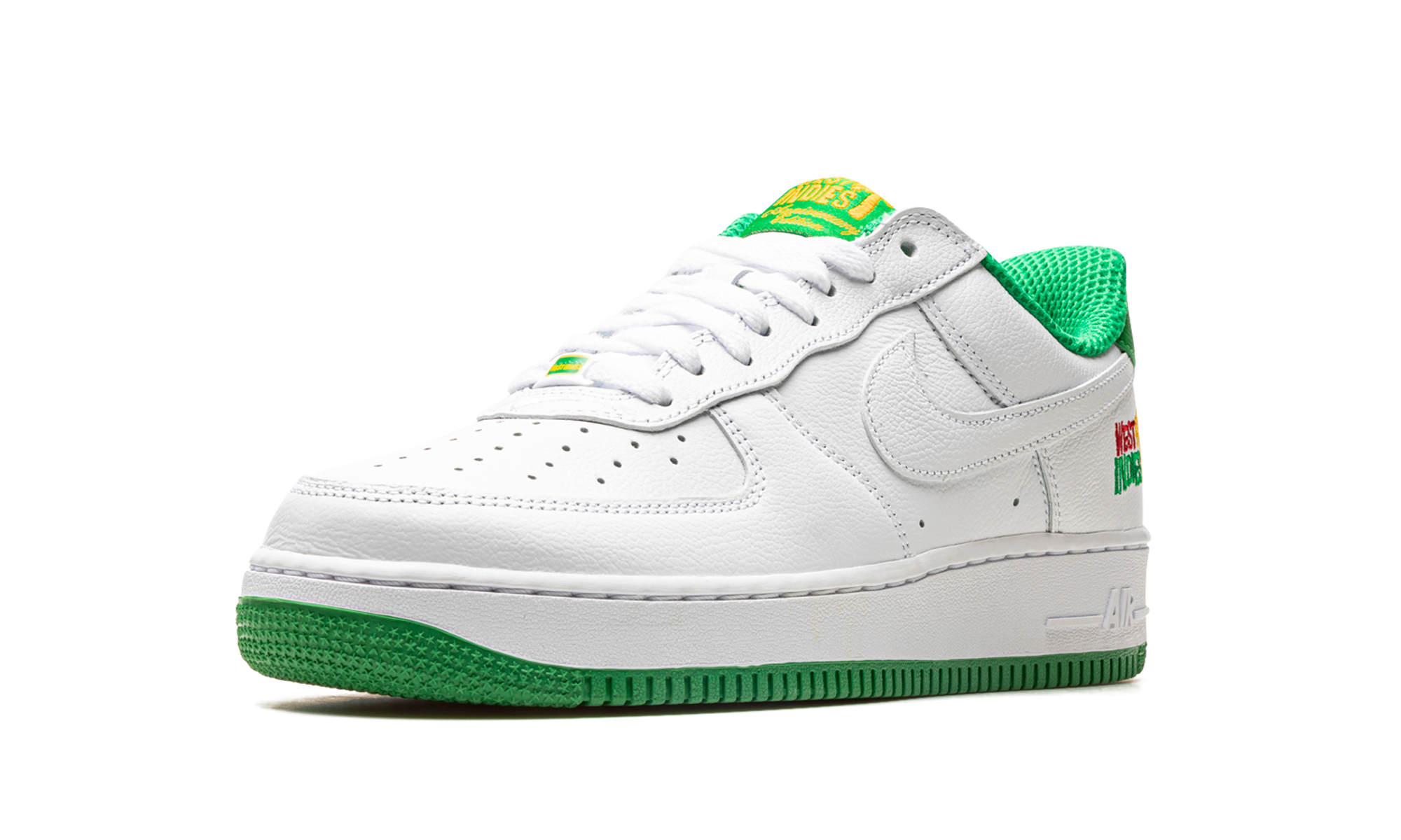 nike air force 1 low retro qs west indies 2022+DX1156-100+left diagnol single view