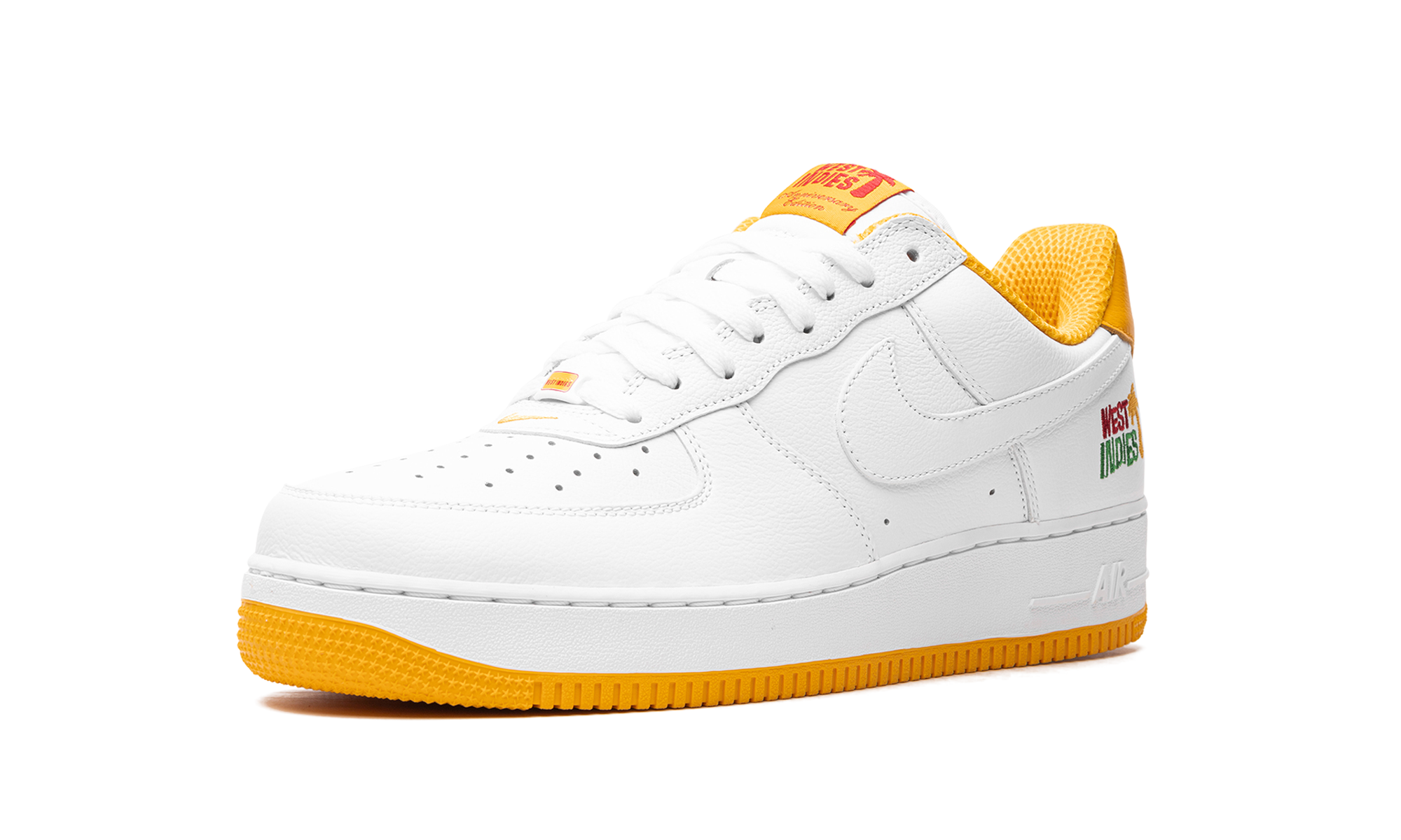 nike air force 1 low retro qs west indies 2023+DX1156-101+left diagnol single view