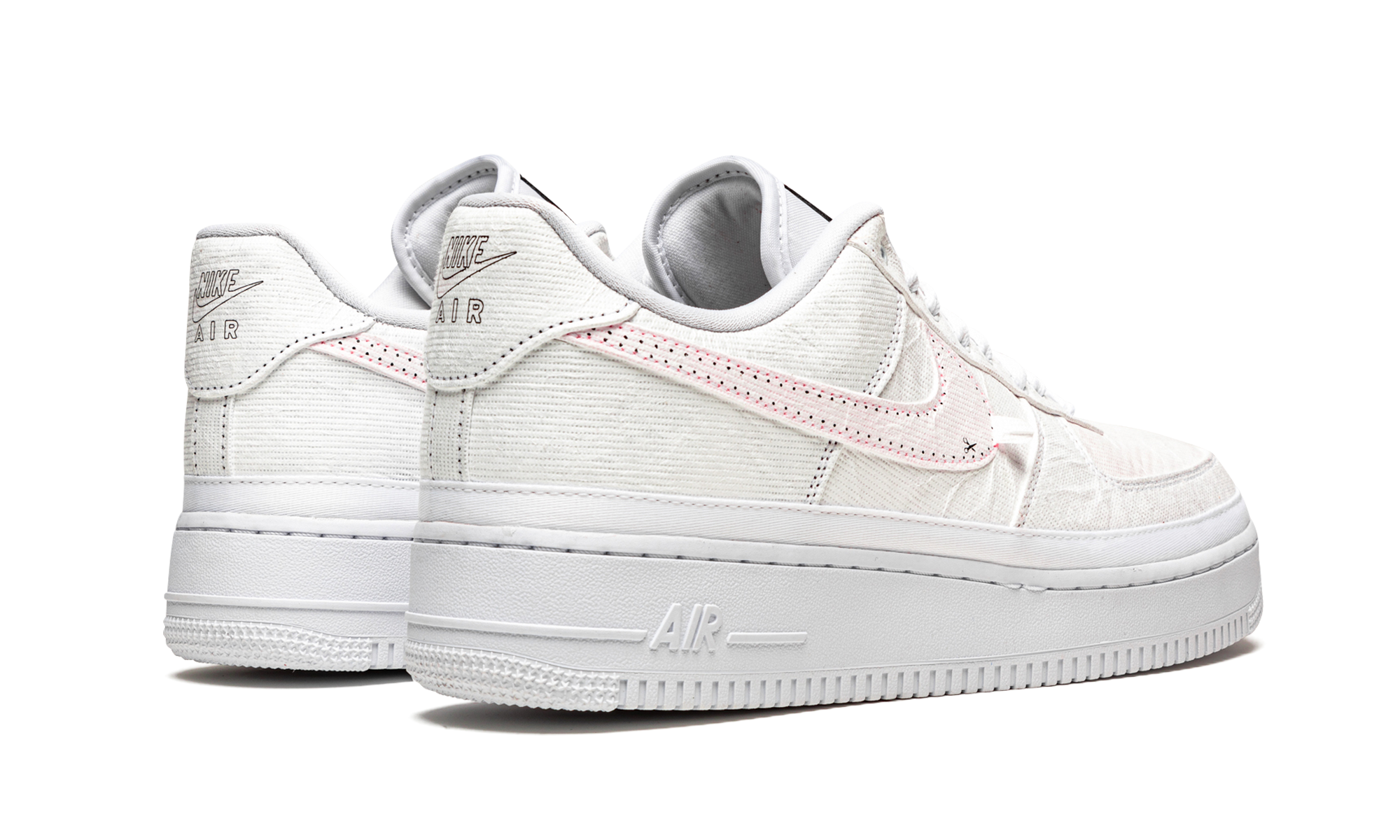 nike air force 1 low reveal fauna brown vanilla women s+DJ9941-244+diagnol right behind view