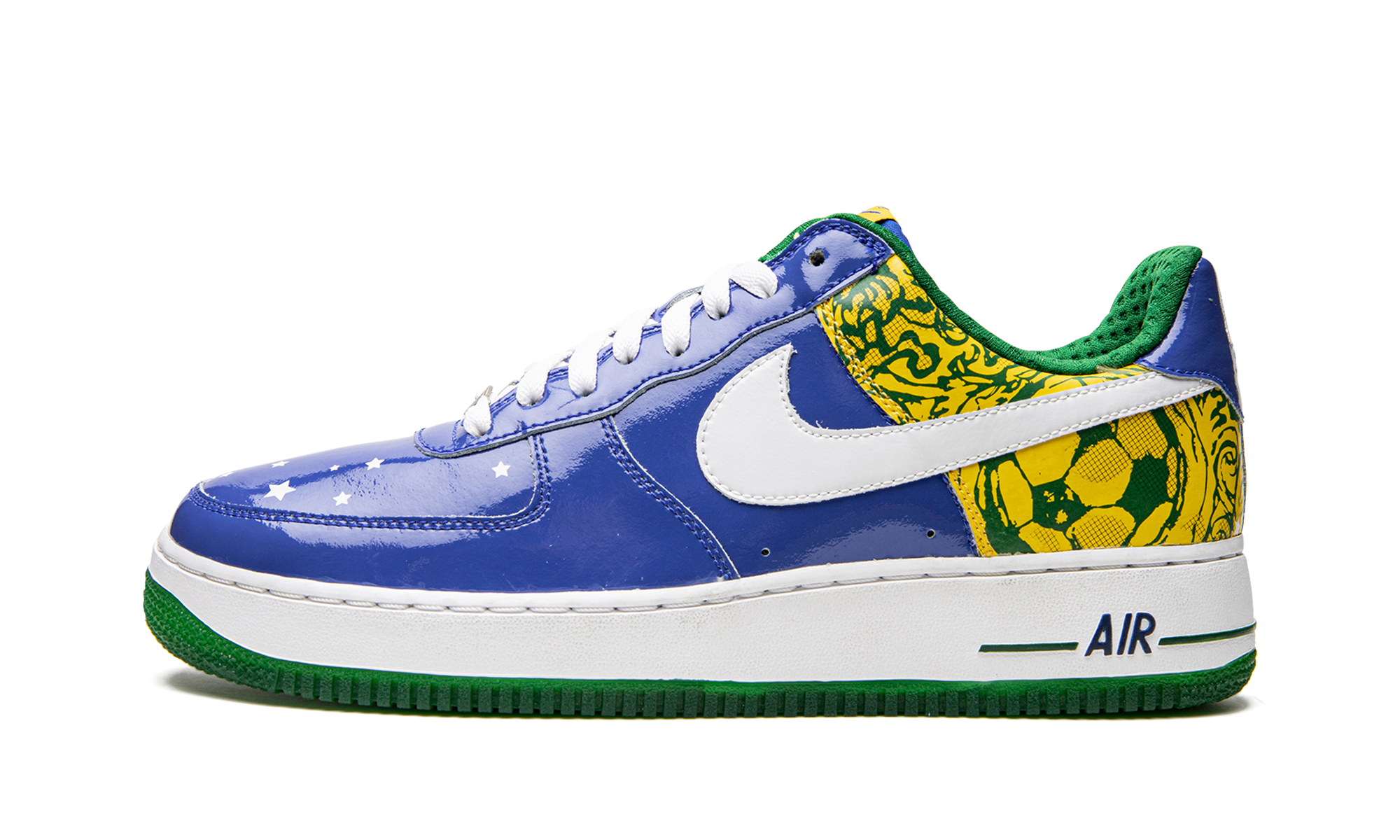 nike air force 1 low ronaldinho+313983-411+diagnol right view 2