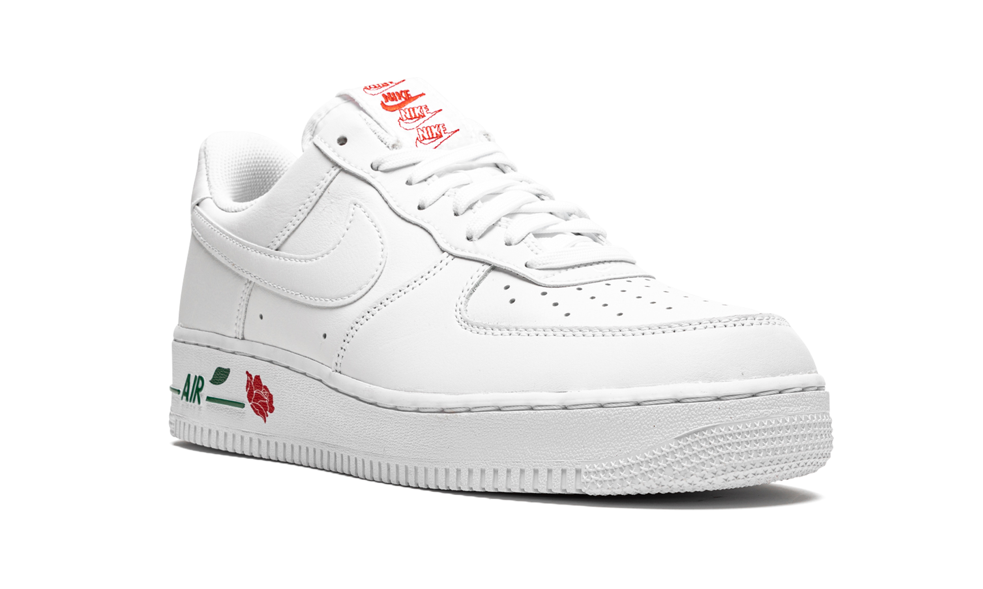 nike air force 1 low rose white+CU6312-100+diagnol right view