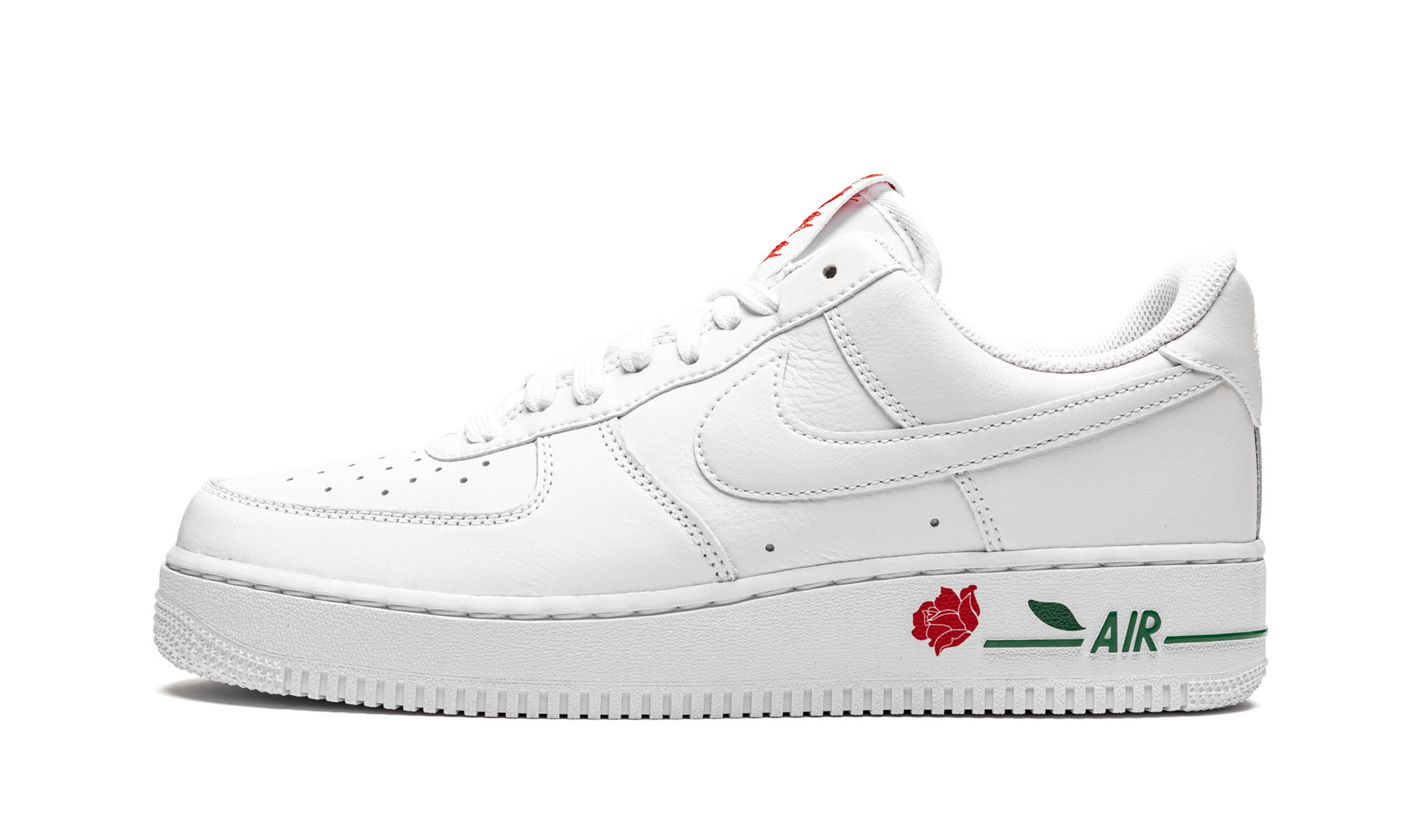 nike air force 1 low rose white+CU6312-100+diagnol right view 1