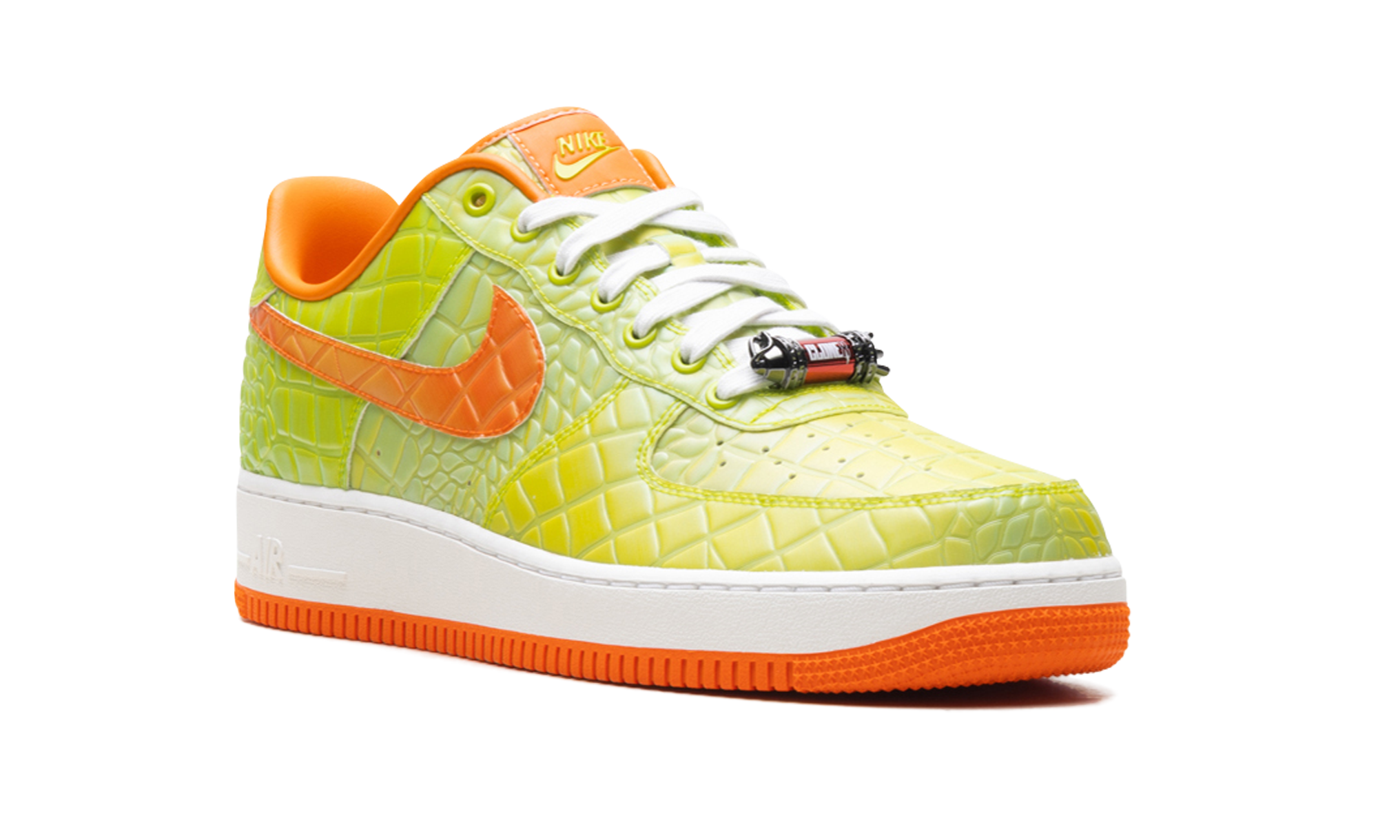nike air force 1 low rtfkt clone x reptile edition of 381+FQ4047-300+left diagnol single view