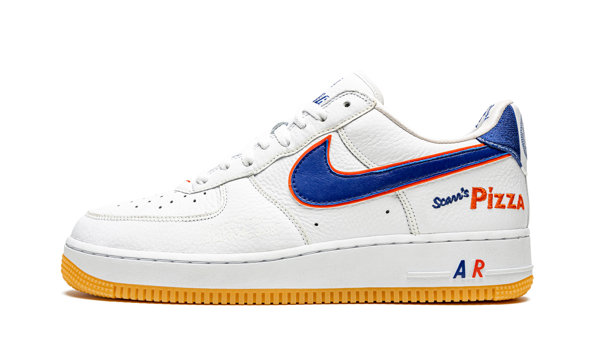 nike air force 1 low scarr s pizza+CN3424-100+diagnol right view 2