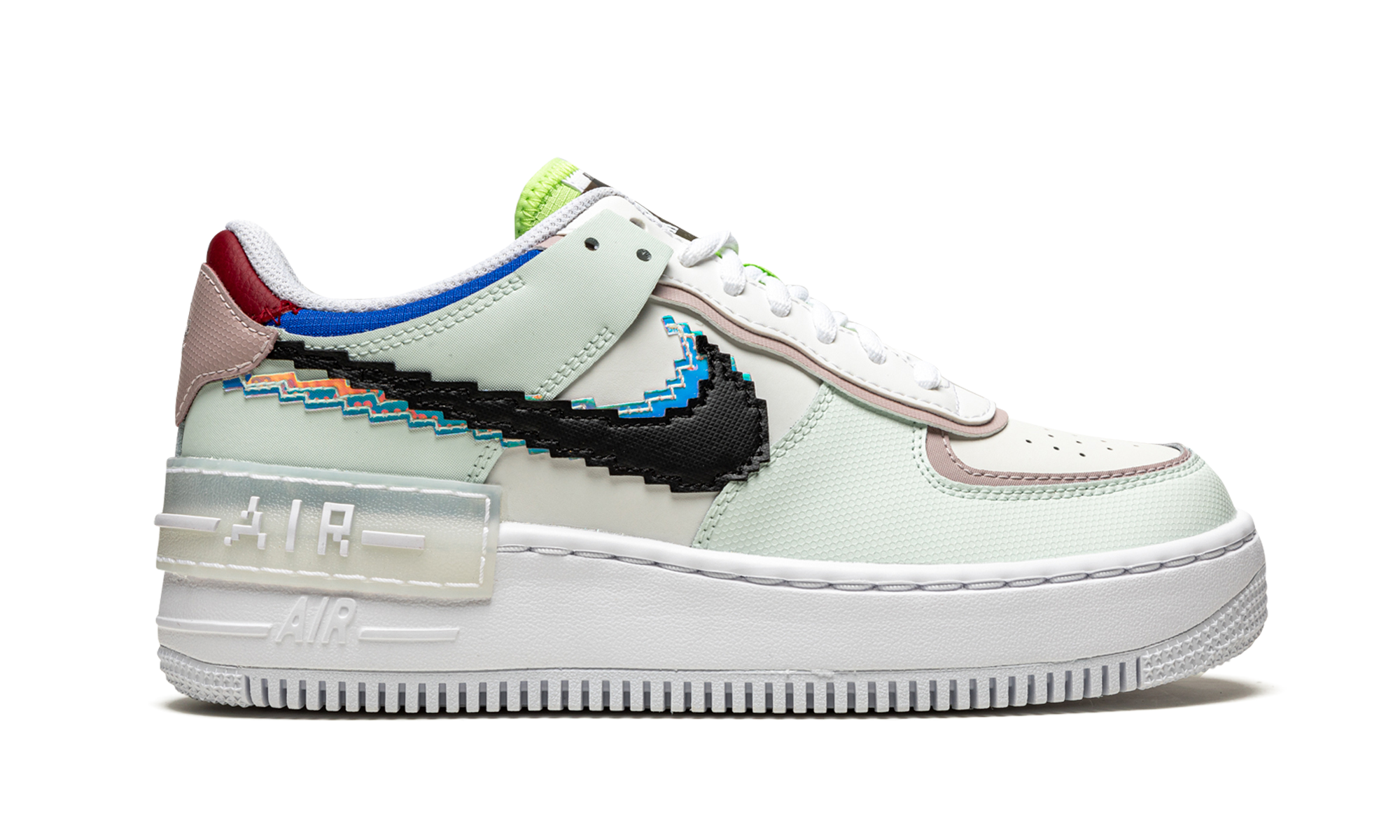 nike air force 1 low shadow 8 bit barely green women s+CV8480-300+right view