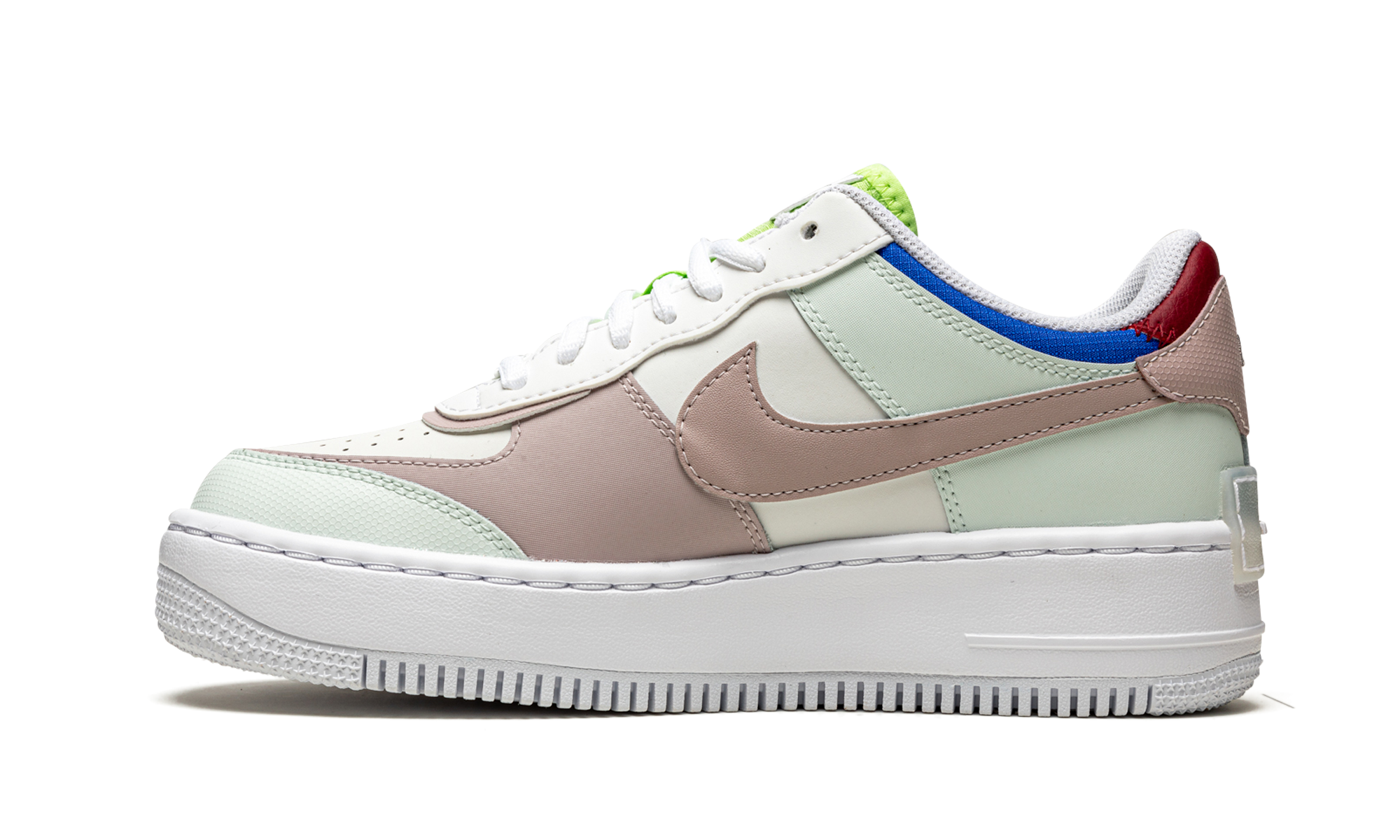 nike air force 1 low shadow 8 bit barely green women s+CV8480-300+diagnol right view 1