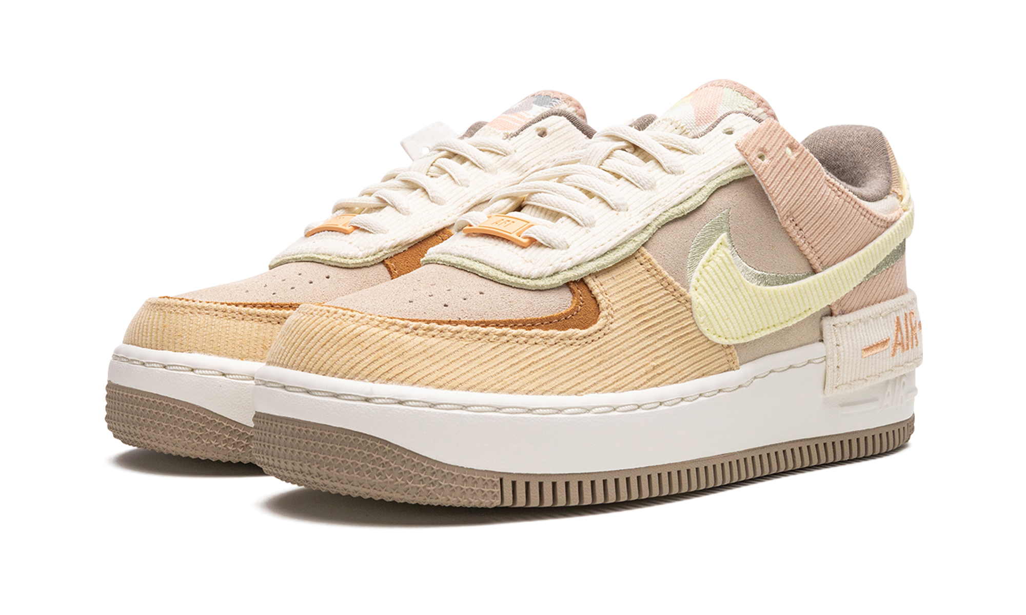 nike air force 1 low shadow coconut milk coudroy women s+DQ5075-187+diagnol left view