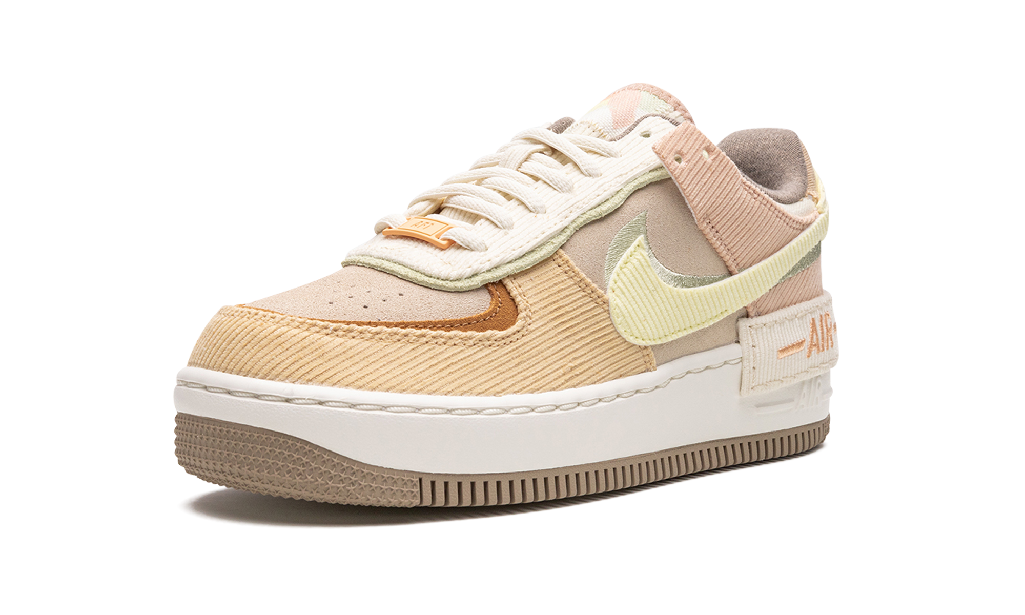 nike air force 1 low shadow coconut milk coudroy women s+DQ5075-187+left diagnol single view