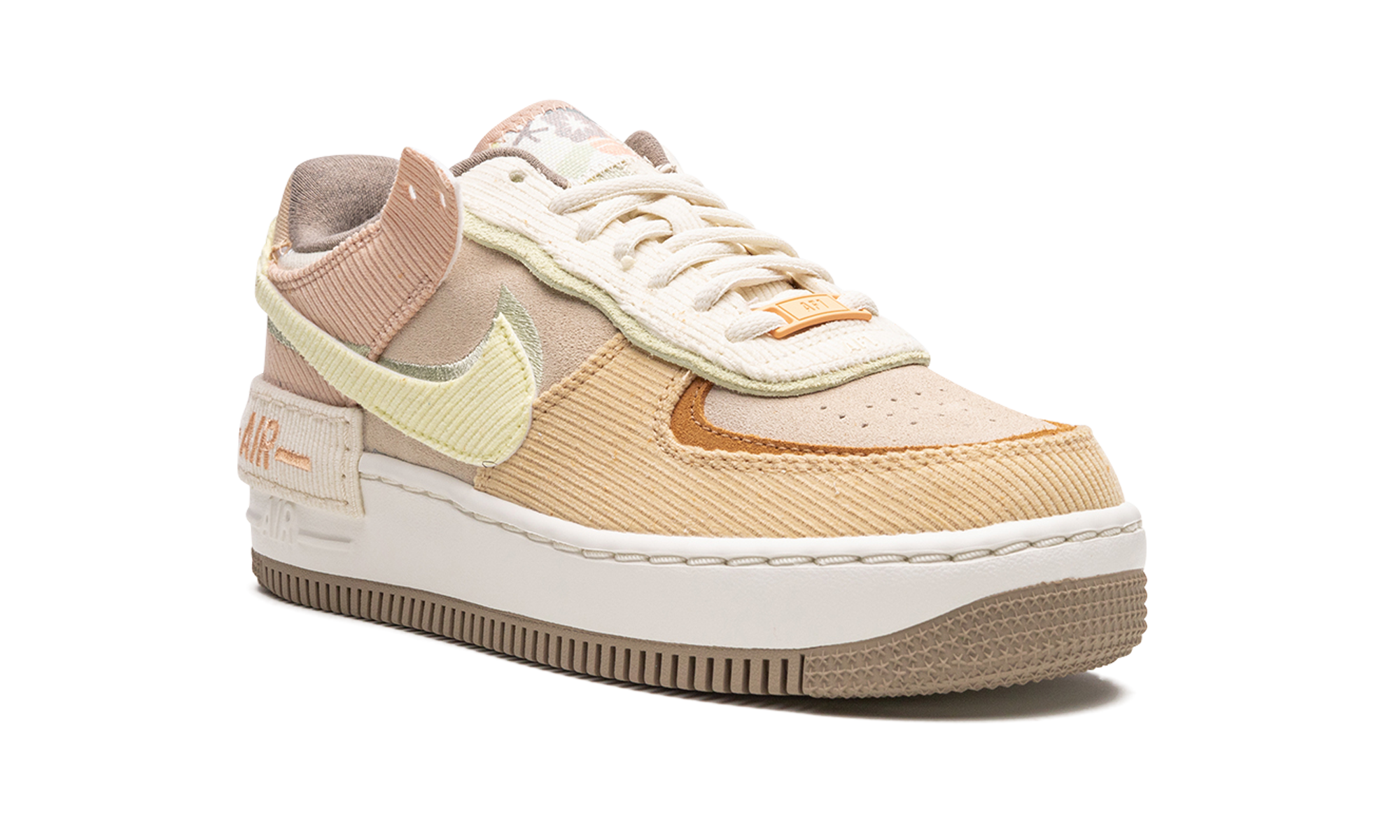 nike air force 1 low shadow coconut milk coudroy women s+DQ5075-187+diagnol right view