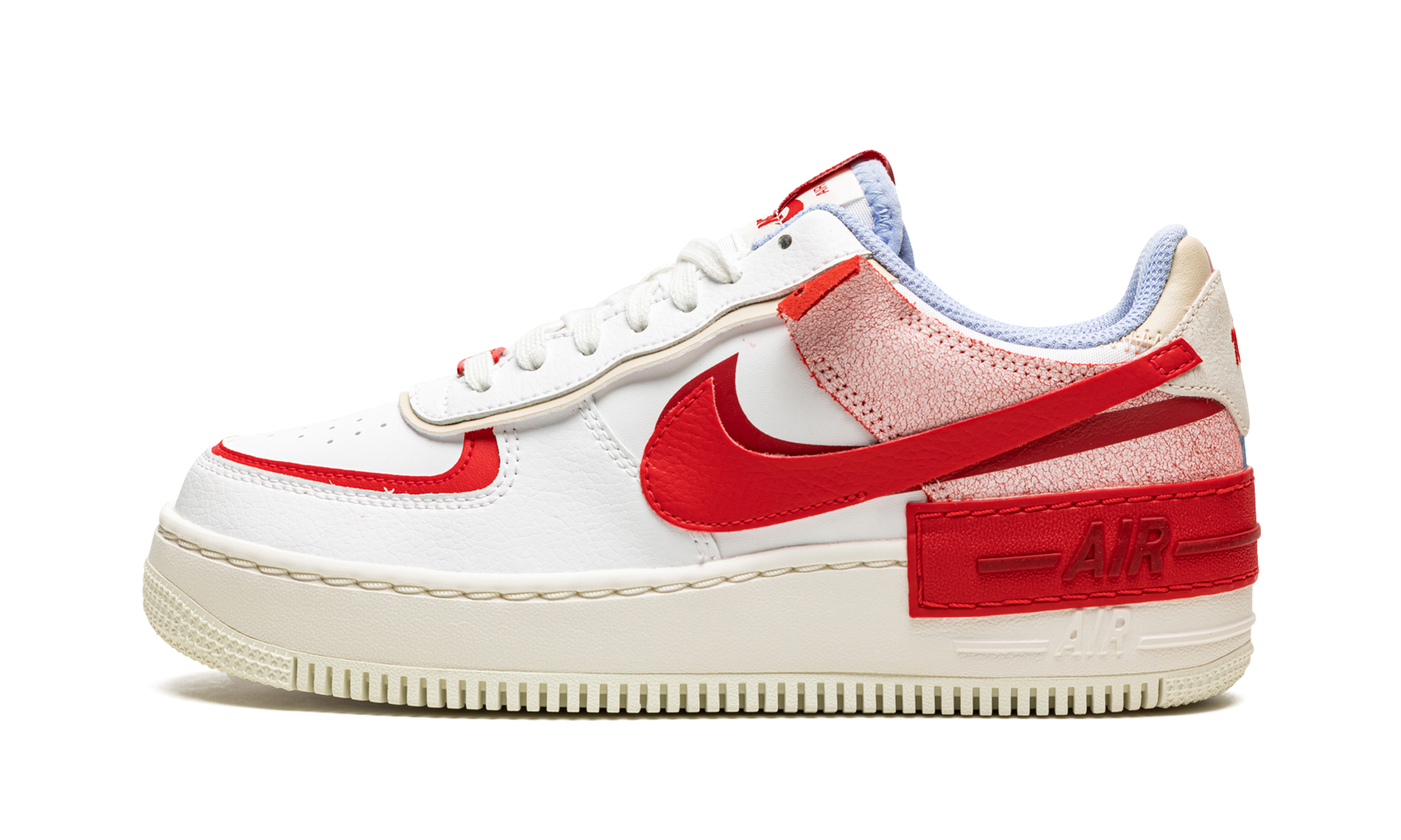 nike air force 1 low shadow cracked leather women s+CI0919-108+diagnol right view 1