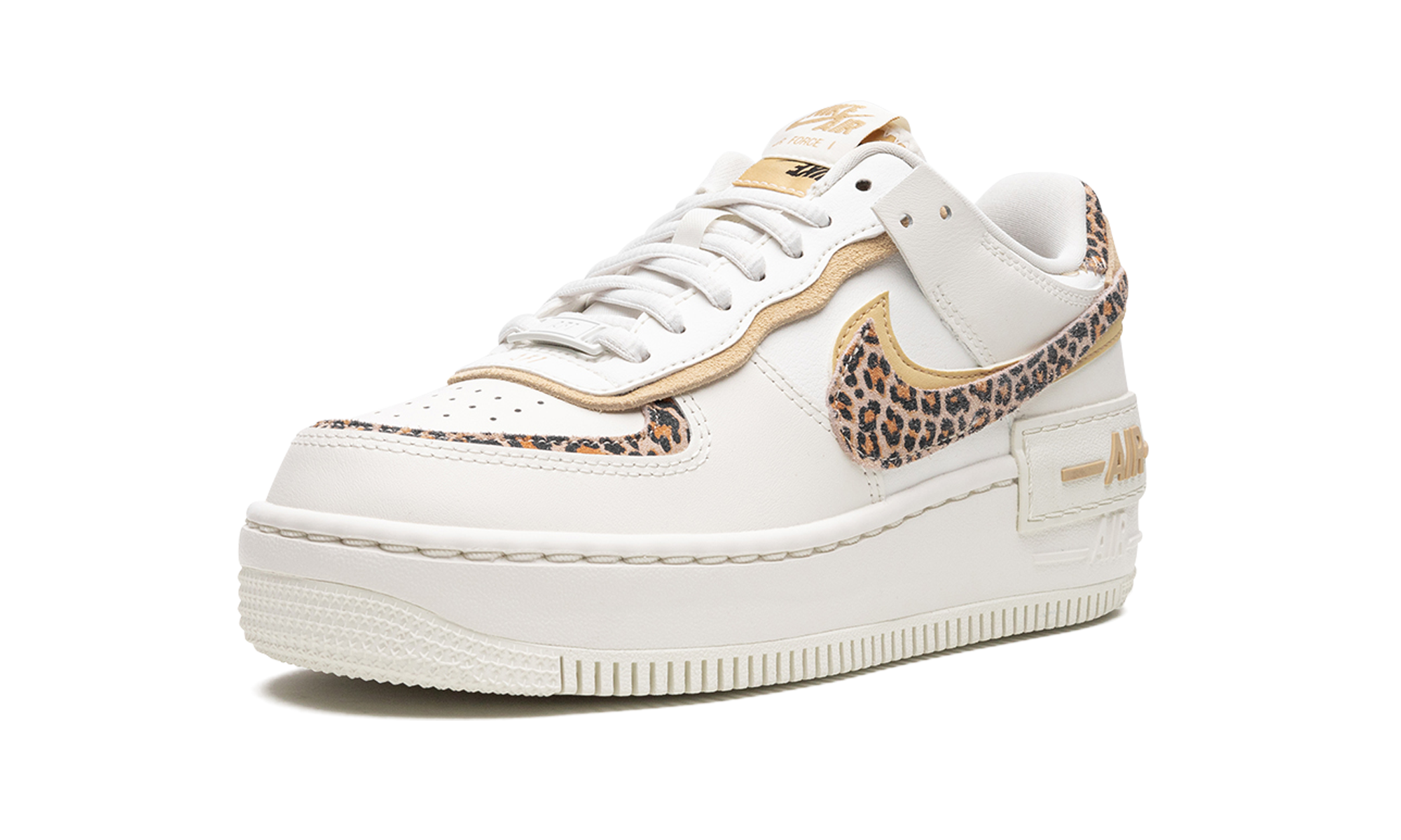 nike air force 1 low shadow leopard women s+CI0919-120+left diagnol single view